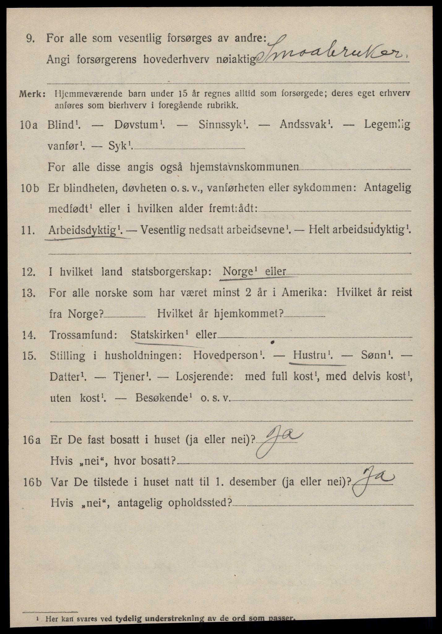 SAT, 1920 census for Norddal, 1920, p. 2798