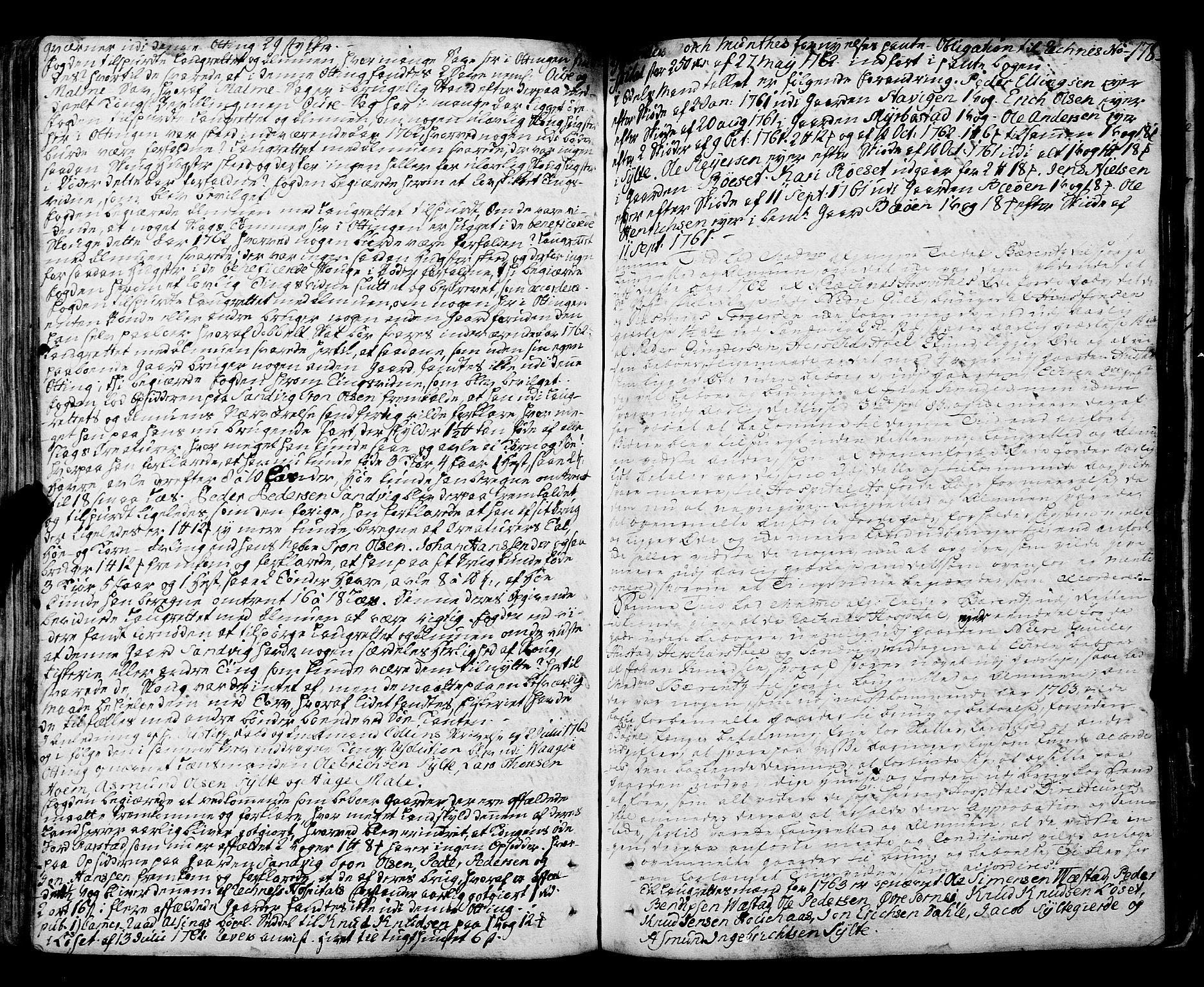 Romsdal sorenskriveri, SAT/A-4149/1/1/1A/L0014: Tingbok, 1757-1765, p. 178