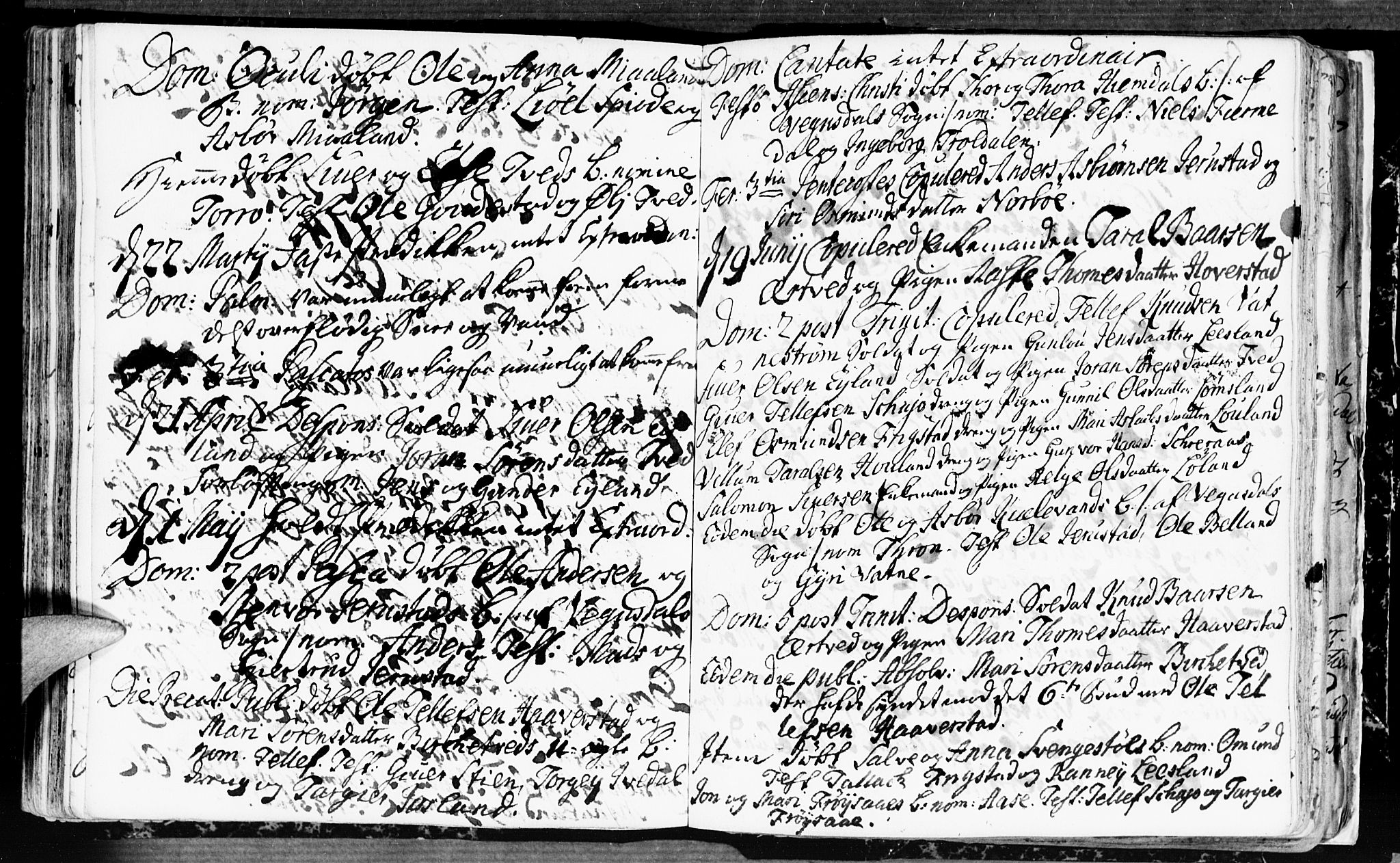 Evje sokneprestkontor, AV/SAK-1111-0008/F/Fa/Fac/L0001: Parish register (official) no. A 1, 1705-1764, p. 235-236