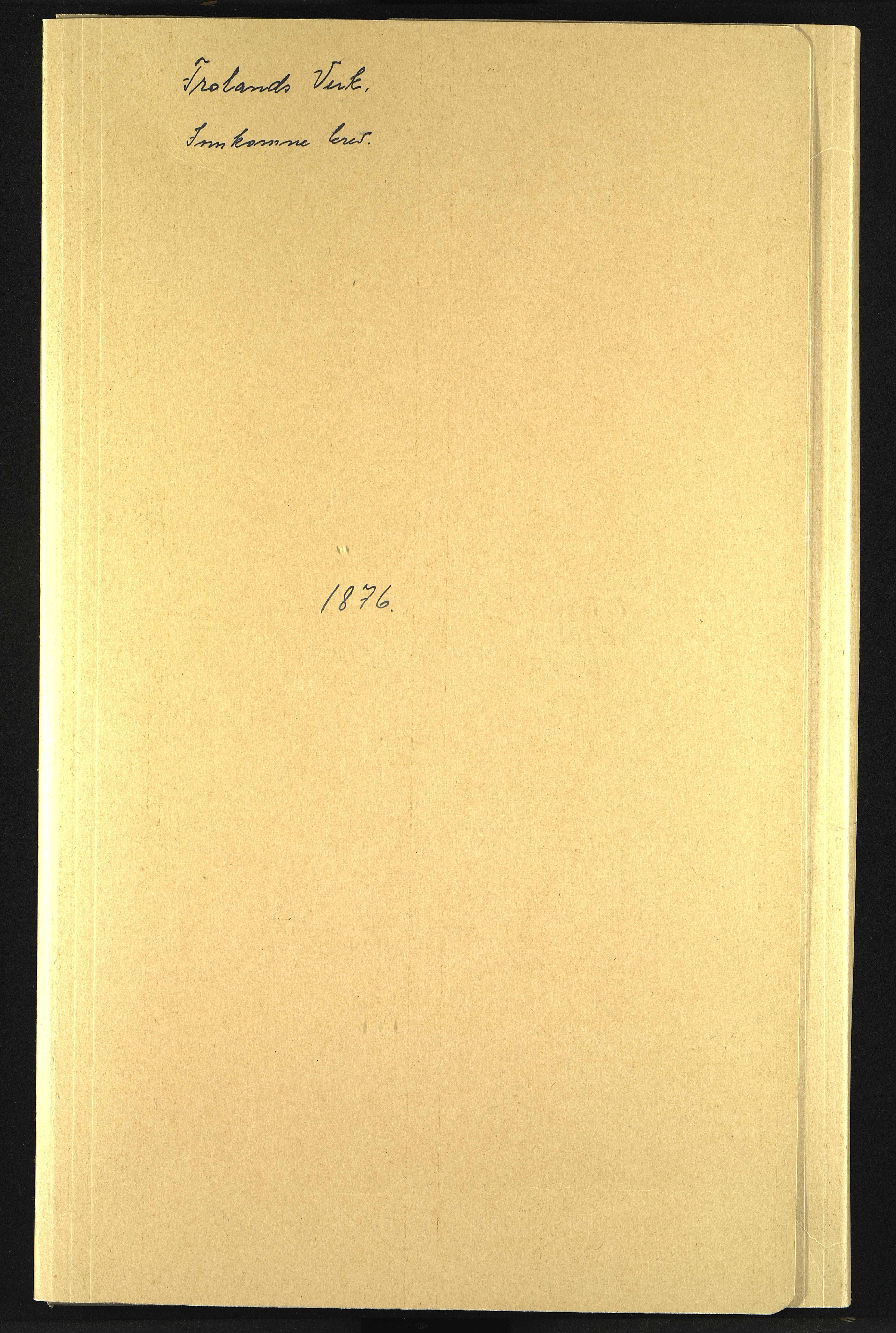 Froland Verk, AAKS/DA-1023/1/02/L0007: Innkomne brev, 1876-1879