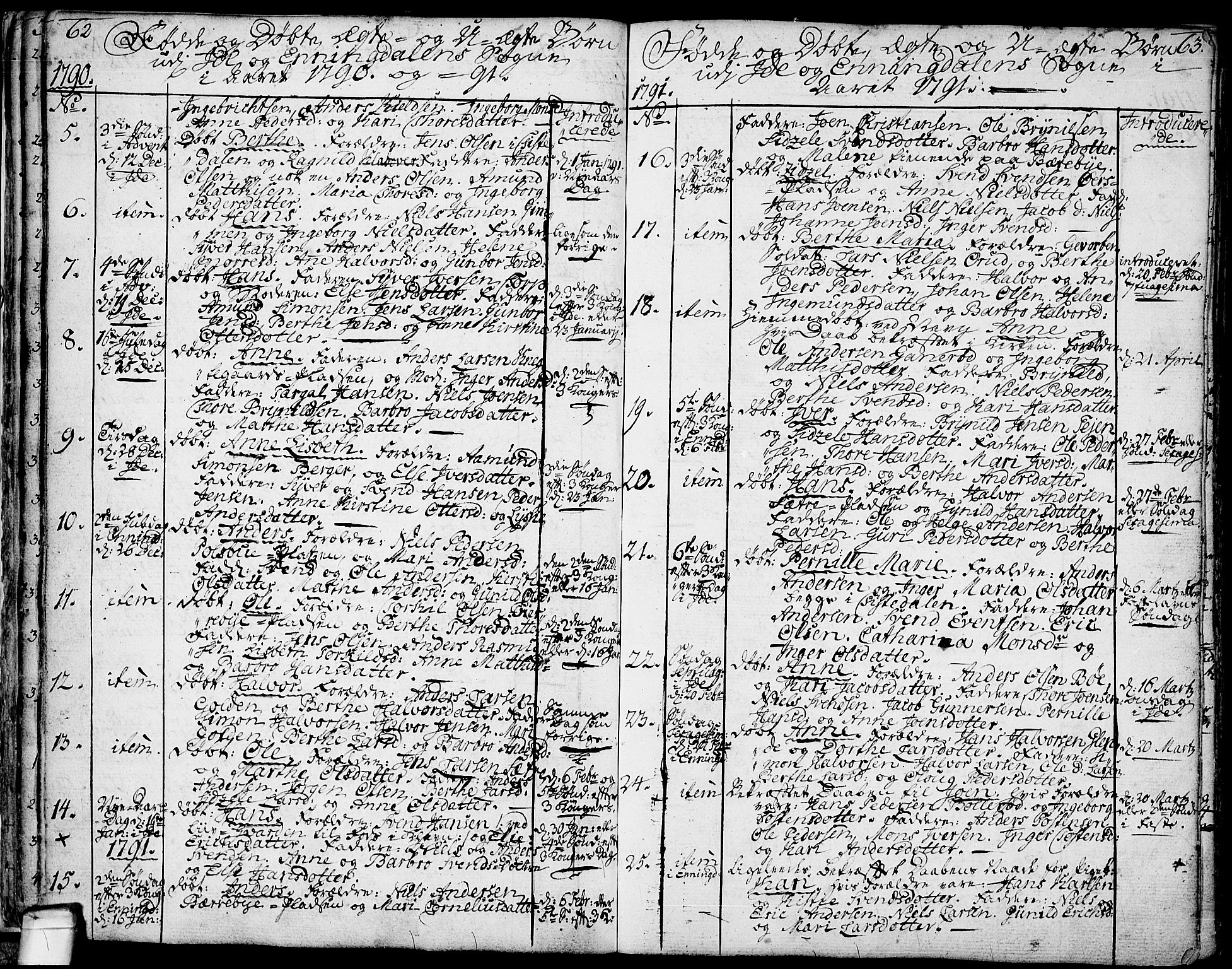 Idd prestekontor Kirkebøker, AV/SAO-A-10911/F/Fc/L0001: Parish register (official) no. III 1, 1770-1814, p. 62-63