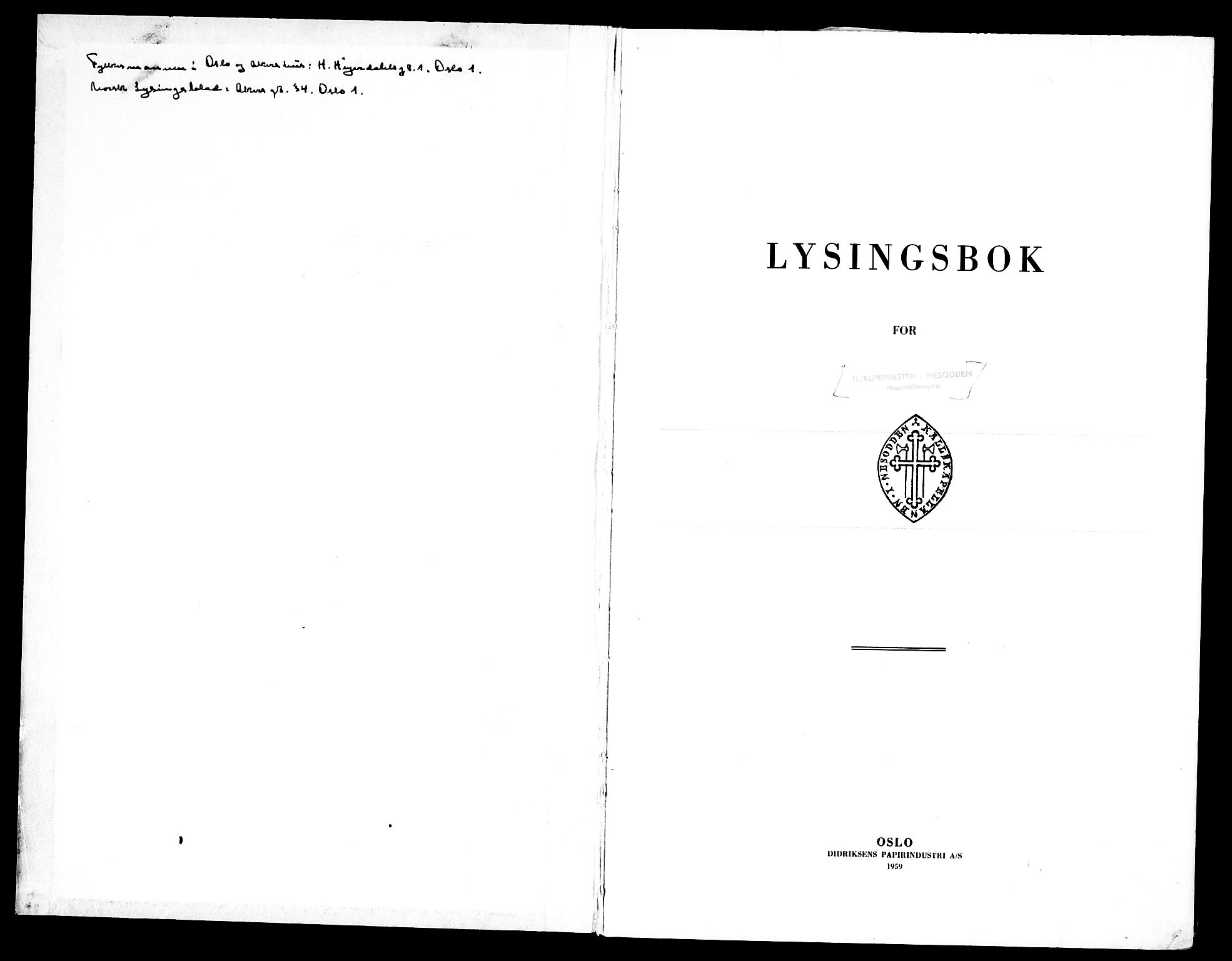 Nesodden prestekontor Kirkebøker, SAO/A-10013/H/Ha/L0004: Banns register no. 4, 1965-1980