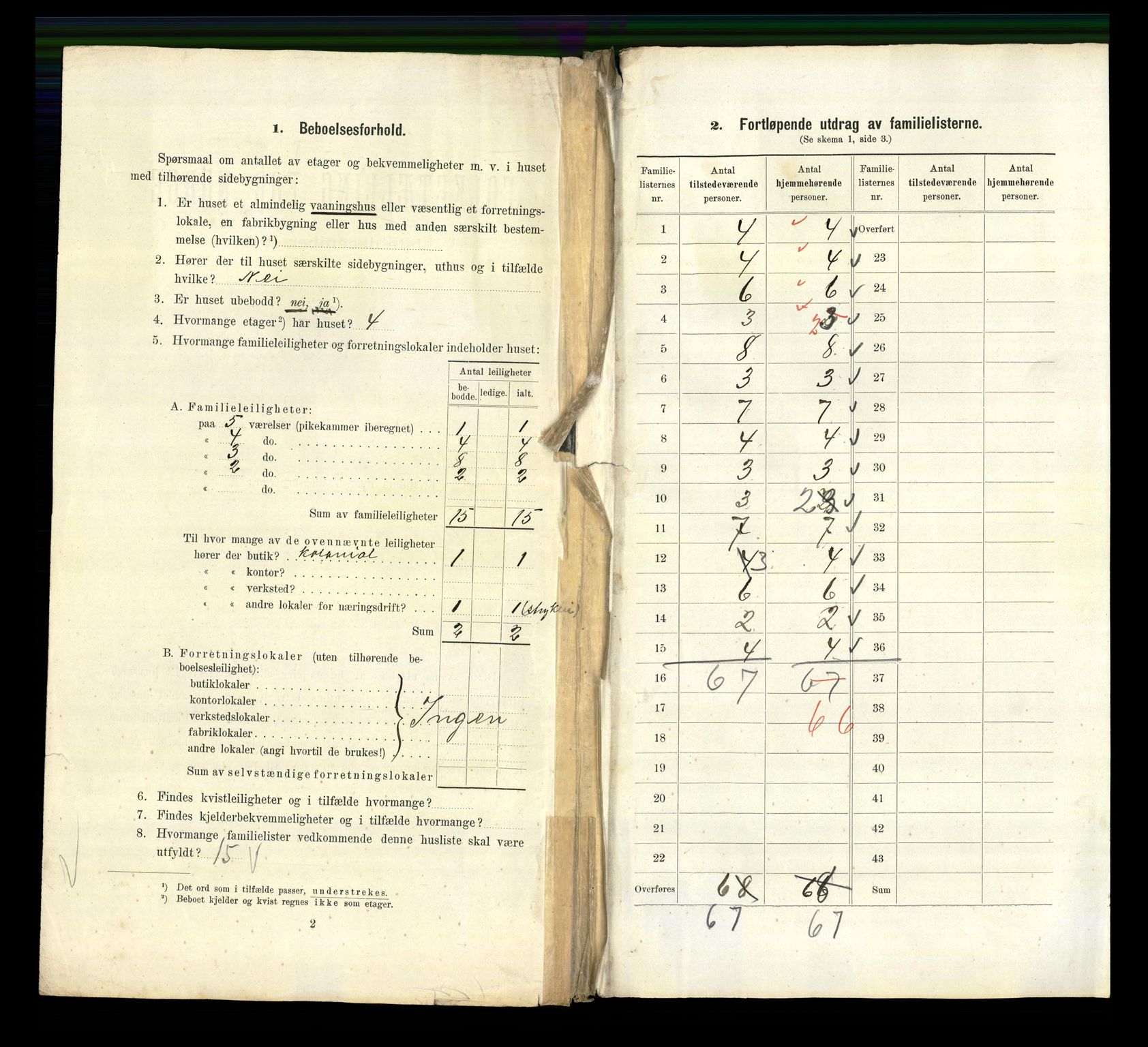 RA, 1910 census for Kristiania, 1910, p. 115658