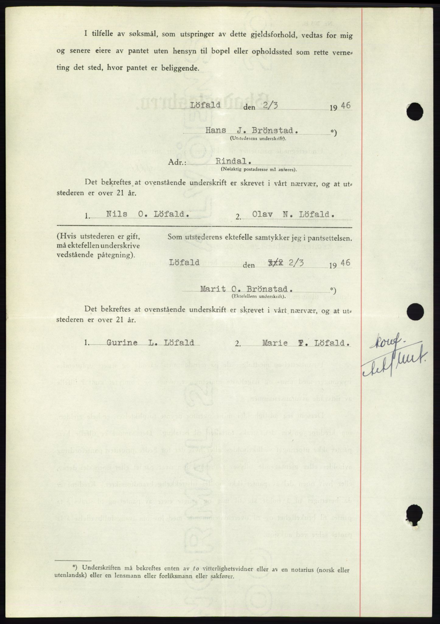 Nordmøre sorenskriveri, AV/SAT-A-4132/1/2/2Ca: Mortgage book no. B99, 1948-1948, Diary no: : 2631/1948