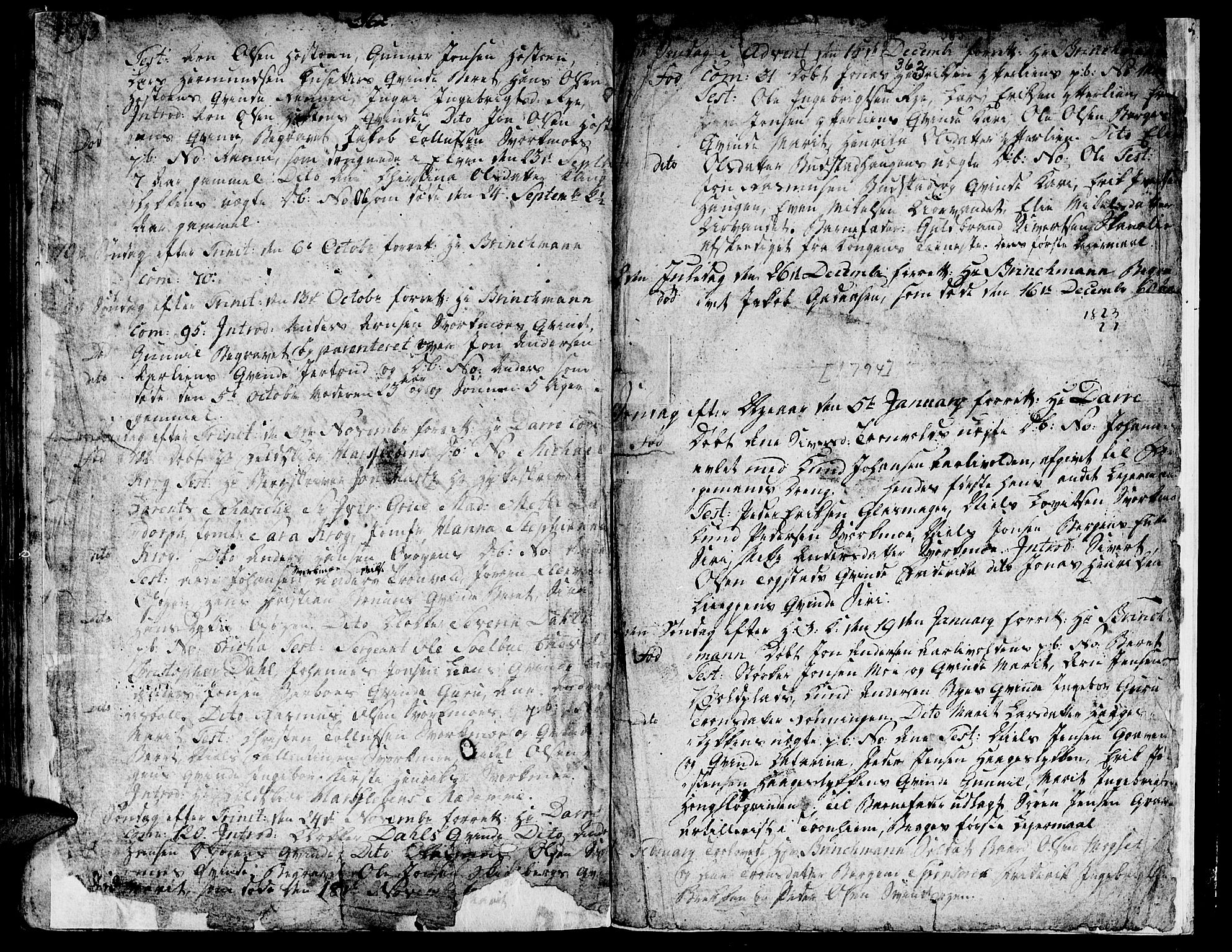 Ministerialprotokoller, klokkerbøker og fødselsregistre - Sør-Trøndelag, SAT/A-1456/671/L0840: Parish register (official) no. 671A02, 1756-1794, p. 362-363