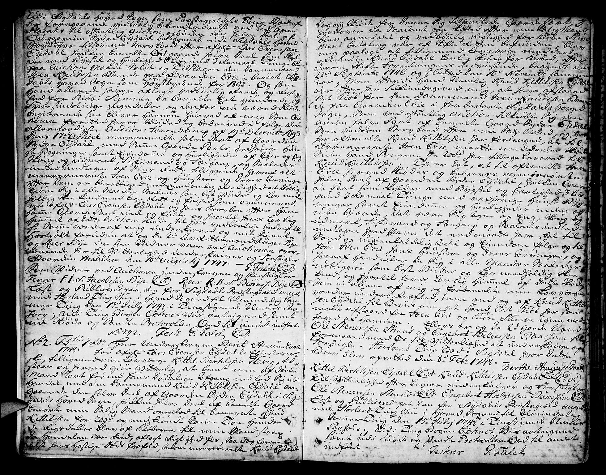 Eiker, Modum og Sigdal sorenskriveri, AV/SAKO-A-123/H/Hb/Hba/L0011: Skifteprotokoll, 1751-1753, p. 2b-3a