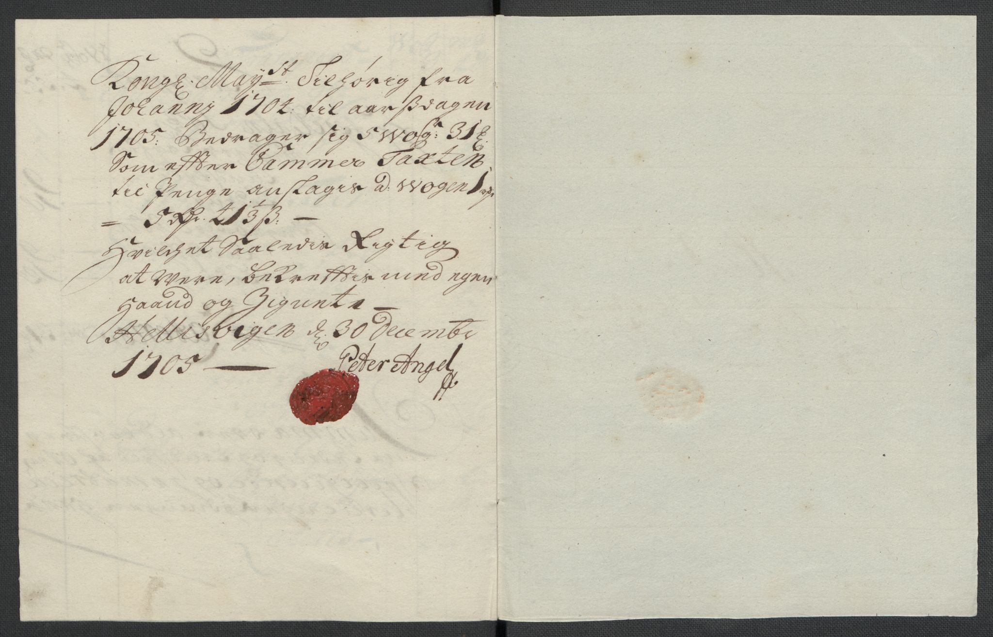 Rentekammeret inntil 1814, Reviderte regnskaper, Fogderegnskap, AV/RA-EA-4092/R65/L4508: Fogderegnskap Helgeland, 1702-1705, p. 373