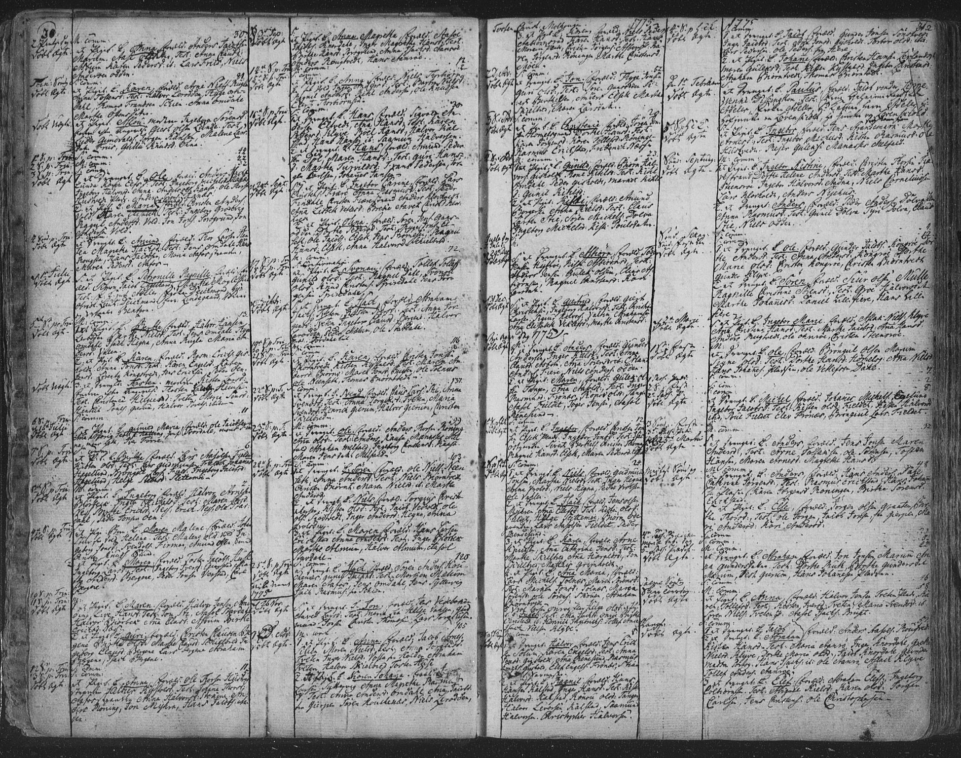 Solum kirkebøker, SAKO/A-306/F/Fa/L0003: Parish register (official) no. I 3, 1761-1814, p. 30-31