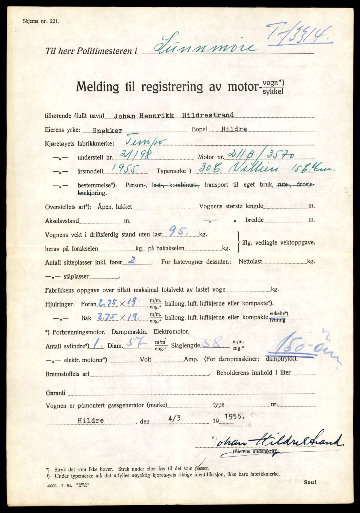 Møre og Romsdal vegkontor - Ålesund trafikkstasjon, AV/SAT-A-4099/F/Fe/L0038: Registreringskort for kjøretøy T 13180 - T 13360, 1927-1998, p. 2271