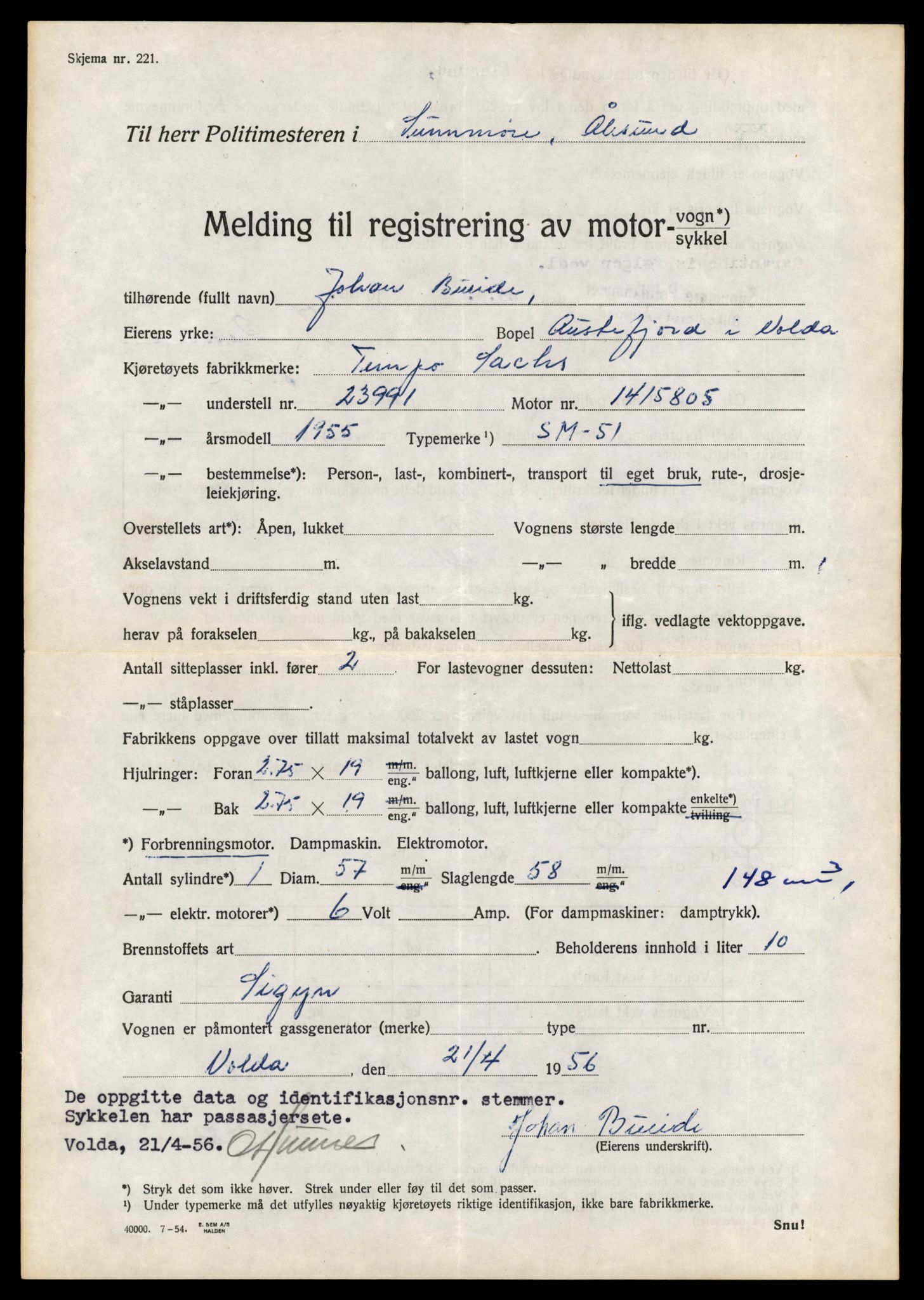 Møre og Romsdal vegkontor - Ålesund trafikkstasjon, AV/SAT-A-4099/F/Fe/L0039: Registreringskort for kjøretøy T 13361 - T 13530, 1927-1998, p. 1885