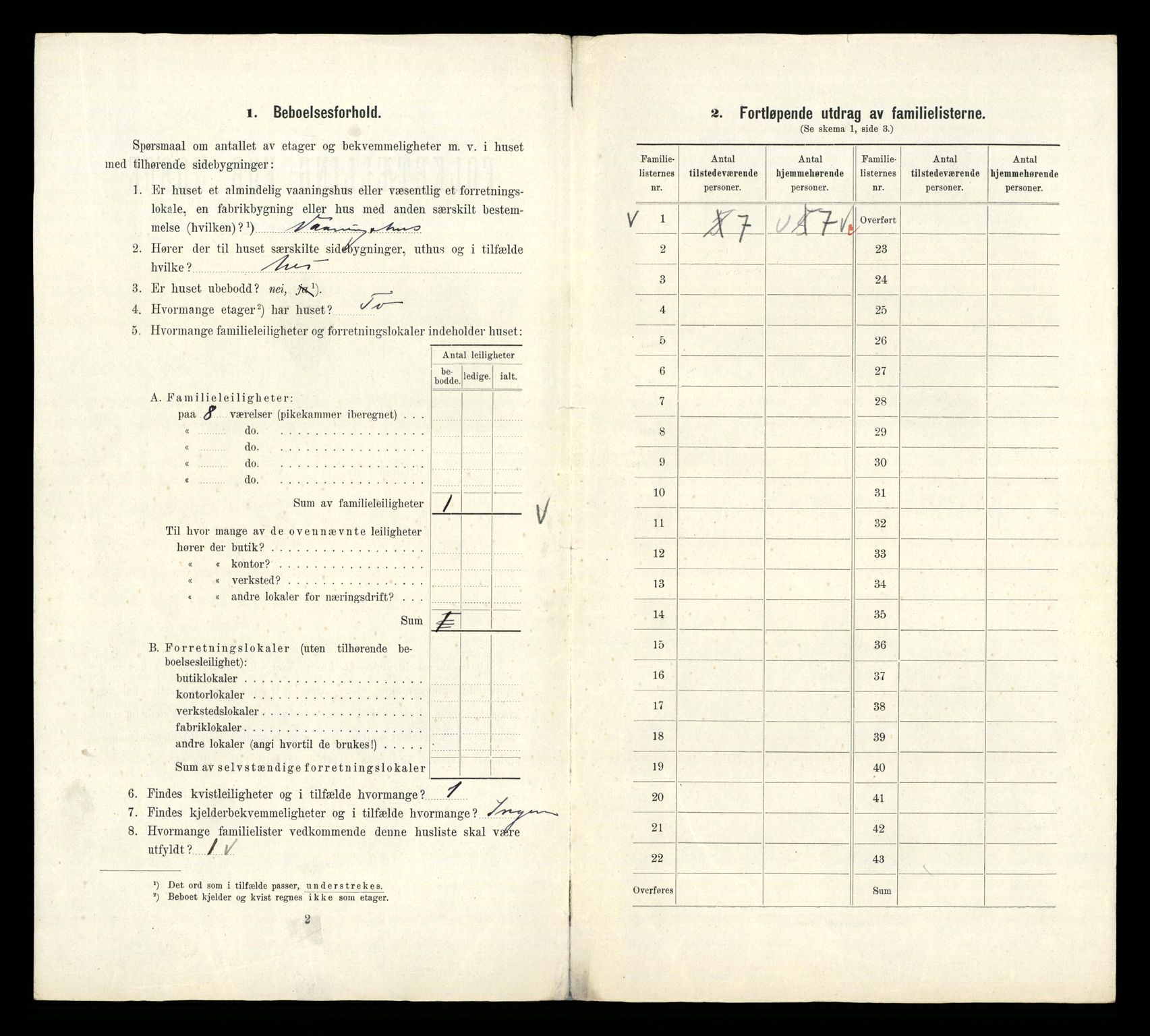 RA, 1910 census for Kristiania, 1910, p. 43312