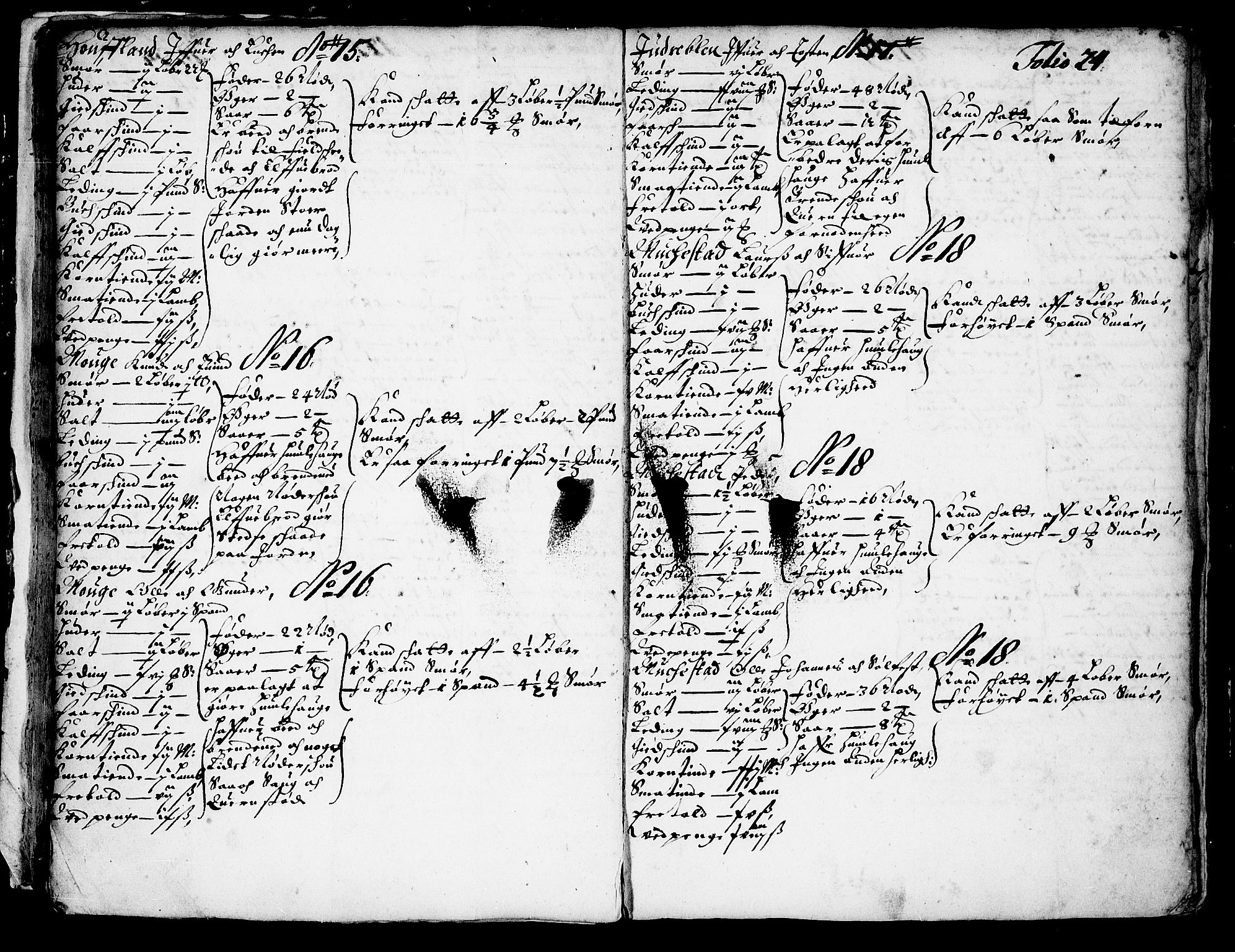 Rentekammeret inntil 1814, Realistisk ordnet avdeling, AV/RA-EA-4070/N/Nb/Nba/L0037: Hardanger fogderi, 1667, p. 23b-24a