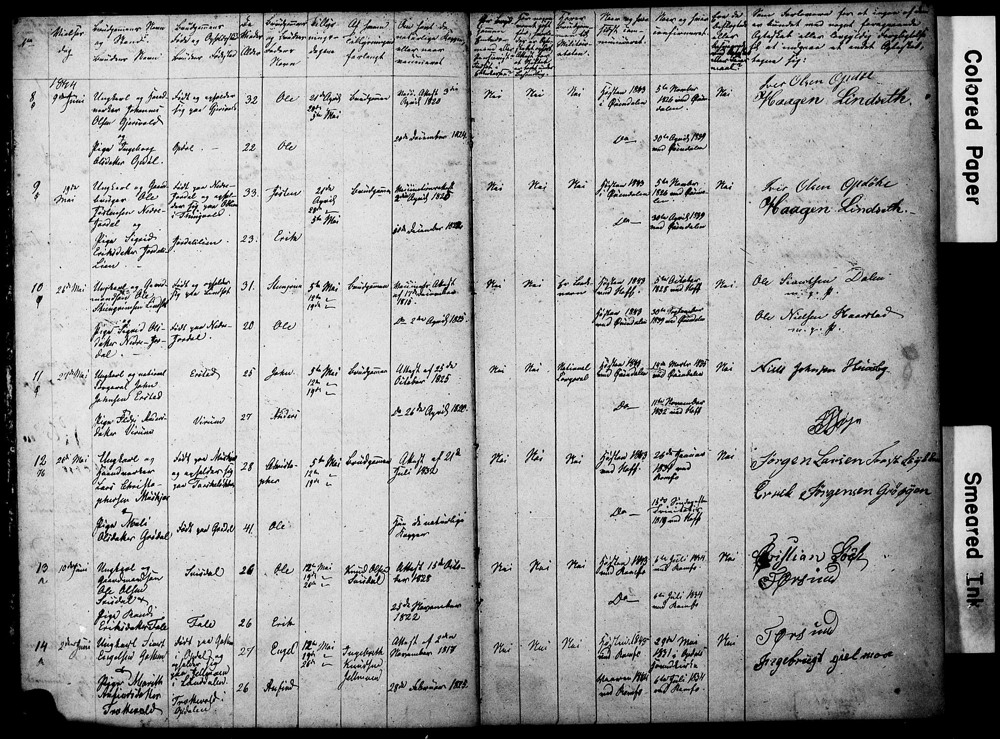 Ministerialprotokoller, klokkerbøker og fødselsregistre - Møre og Romsdal, SAT/A-1454/590/L1014: Banns register no. 590A06, 1844-1878, p. 3-4