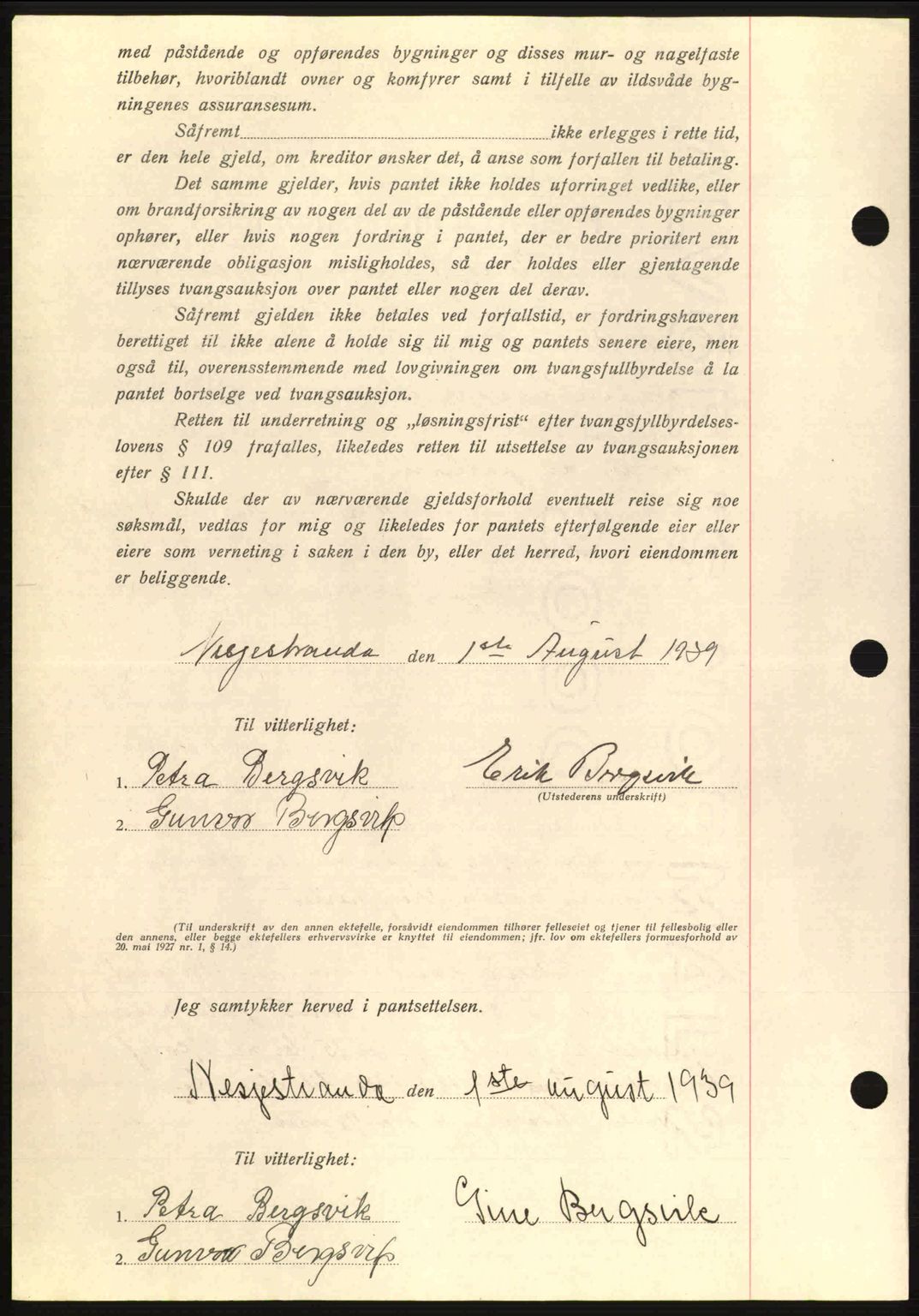 Romsdal sorenskriveri, AV/SAT-A-4149/1/2/2C: Mortgage book no. B2, 1939-1945, Diary no: : 1938/1939