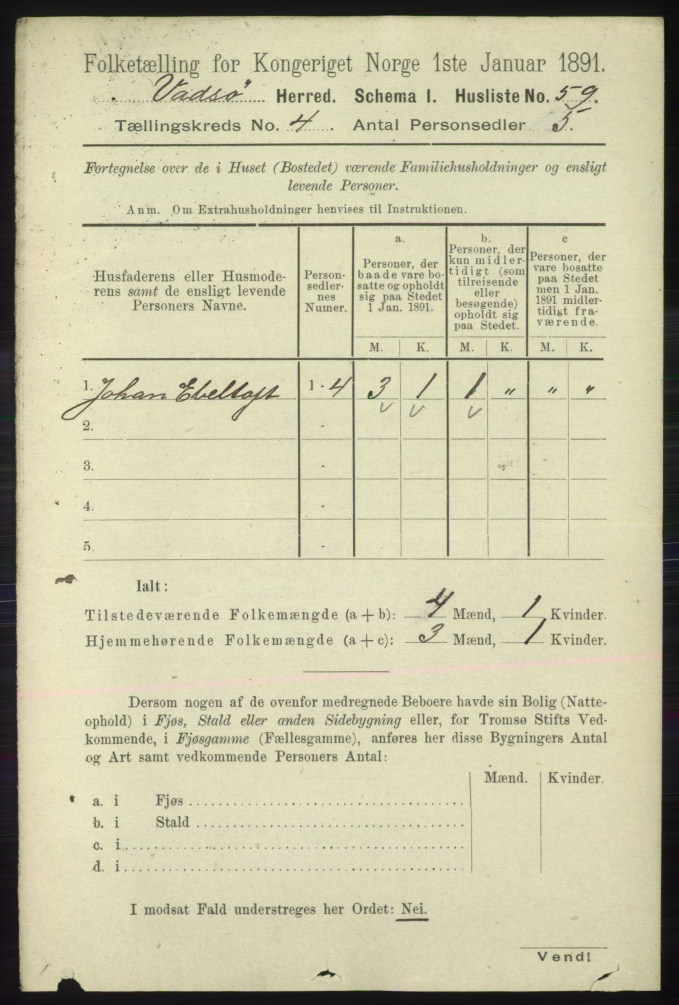 RA, 1891 census for 2029 Vadsø, 1891, p. 1202