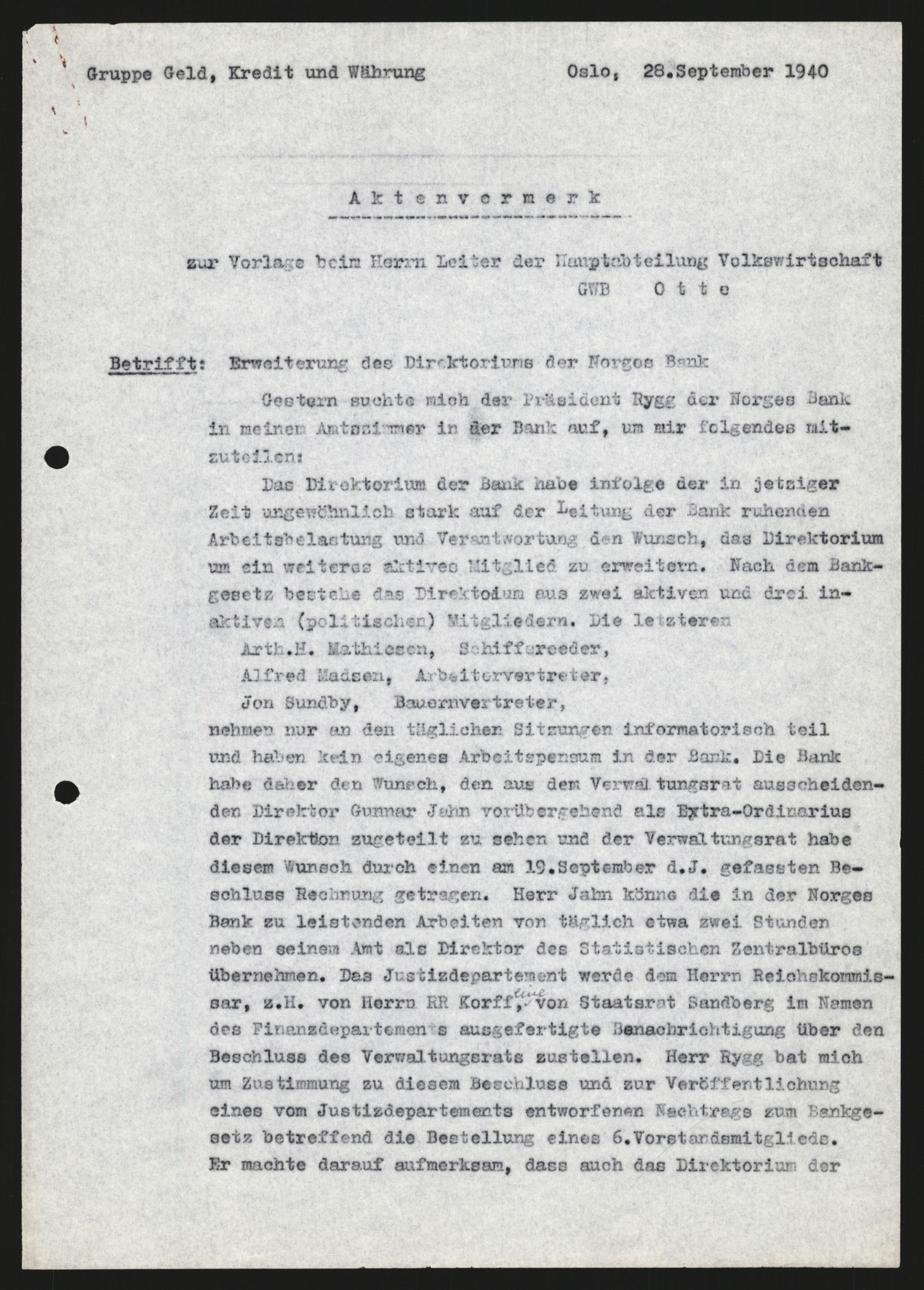 Forsvarets Overkommando. 2 kontor. Arkiv 11.4. Spredte tyske arkivsaker, AV/RA-RAFA-7031/D/Dar/Darb/L0003: Reichskommissariat - Hauptabteilung Vervaltung, 1940-1945, p. 1566