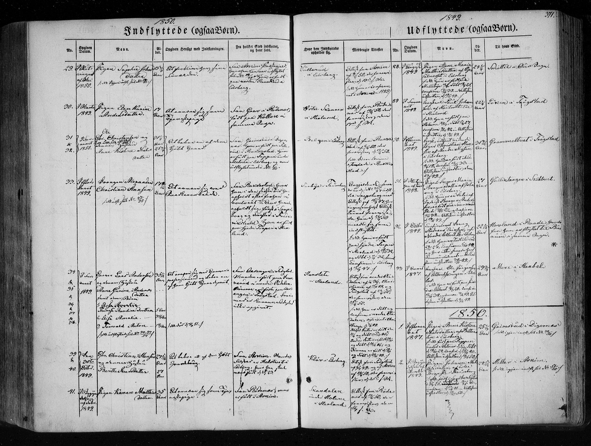 Eidsberg prestekontor Kirkebøker, SAO/A-10905/F/Fa/L0009: Parish register (official) no. I 9, 1849-1856, p. 371