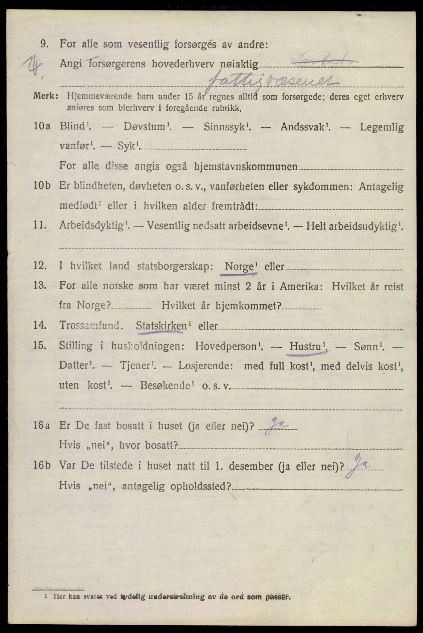 SAKO, 1920 census for Strømm, 1920, p. 1576