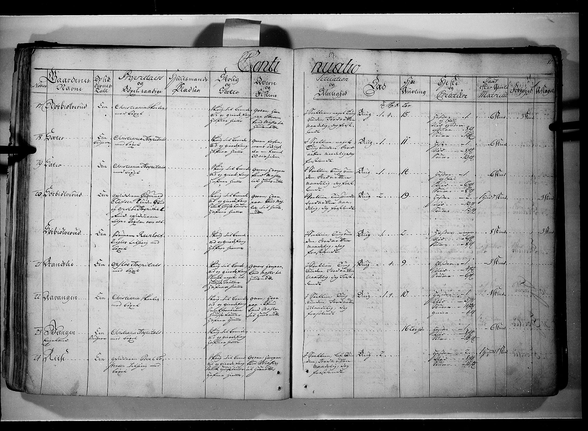 Rentekammeret inntil 1814, Realistisk ordnet avdeling, AV/RA-EA-4070/N/Nb/Nbf/L0107: Gudbrandsdalen eksaminasjonsprotokoll, 1723, p. 80b-81a