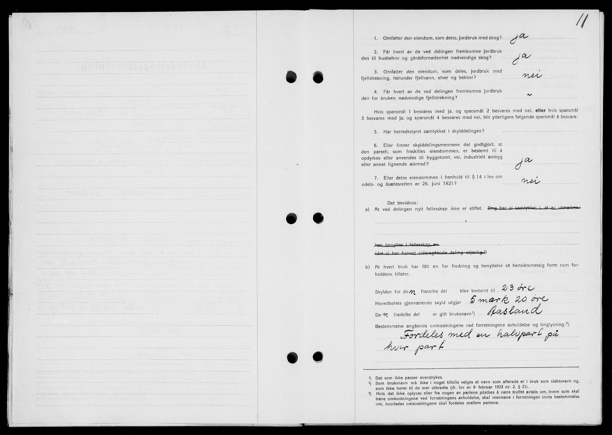 Ryfylke tingrett, SAST/A-100055/001/II/IIB/L0085: Mortgage book no. 64, 1941-1941, Diary no: : 111/1941