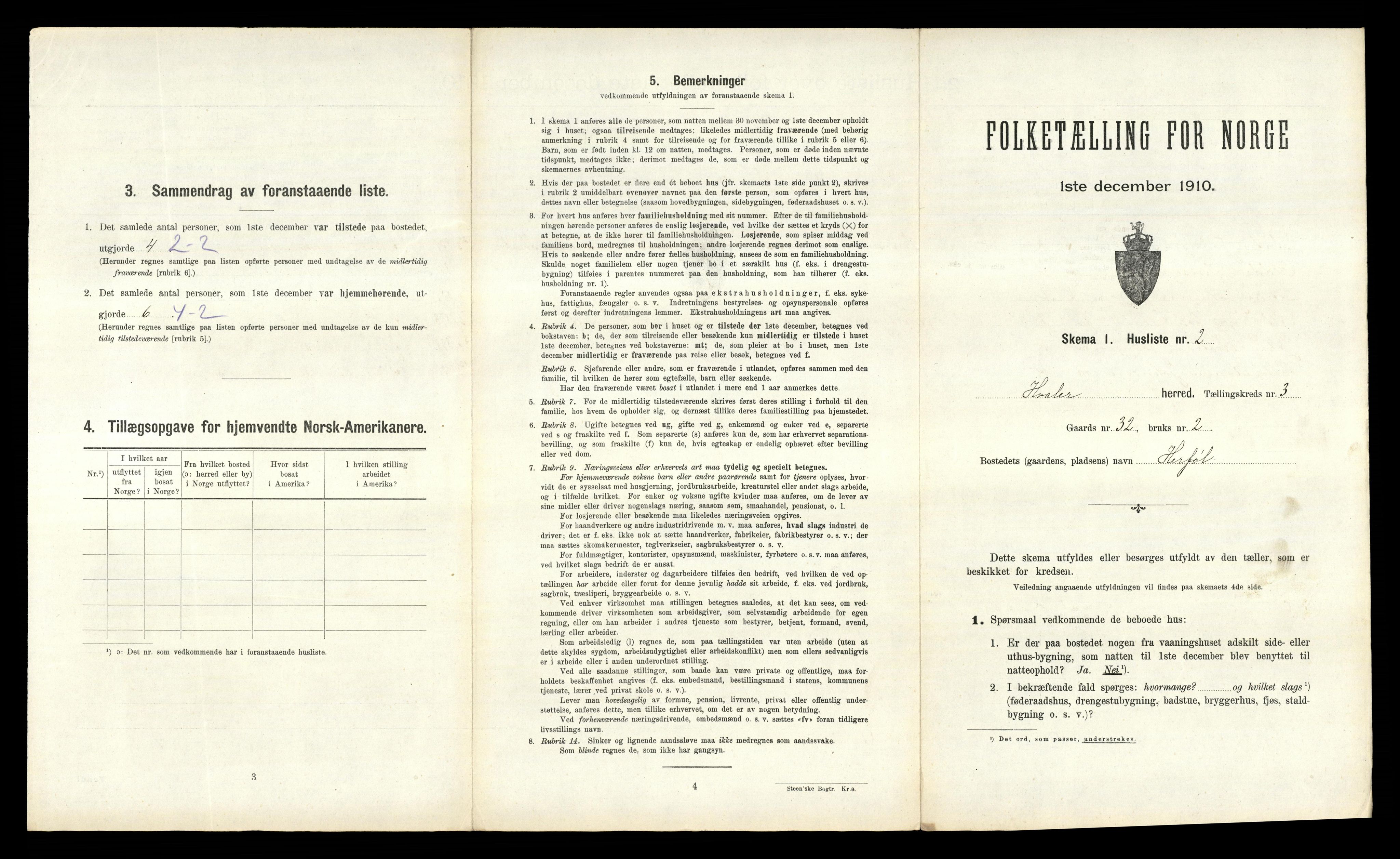 RA, 1910 census for Hvaler, 1910, p. 254