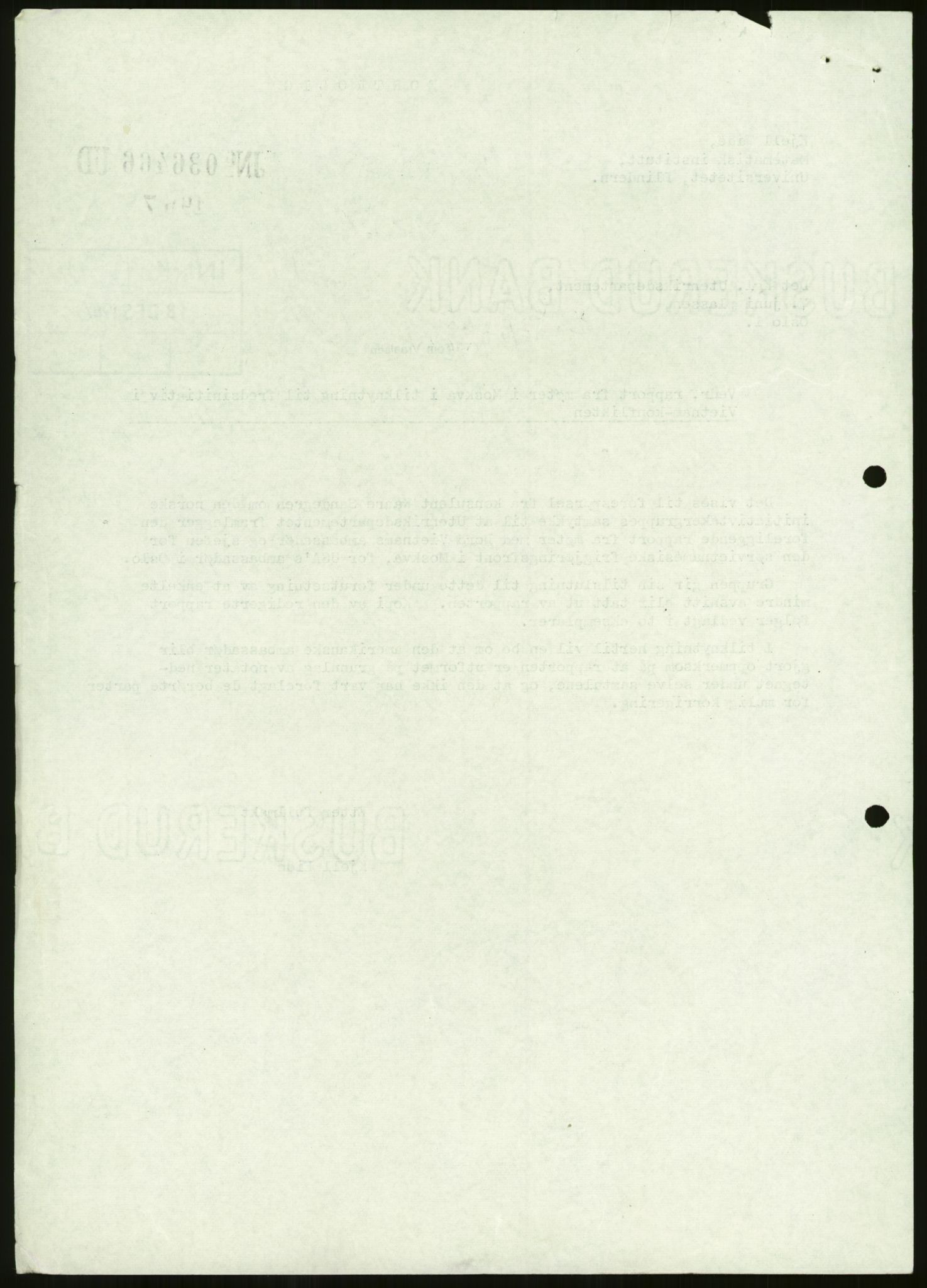 Utenriksdepartementet, hovedarkiv, AV/RA-S-6794/D/Da/Daa/L0969/0001: Verdenspolitikk. Fremmede staters politikk. Generelt / Sør-Vietnam: Nobelpristakeres fredsaksjoner (2 mapper), 1967-1969, p. 67