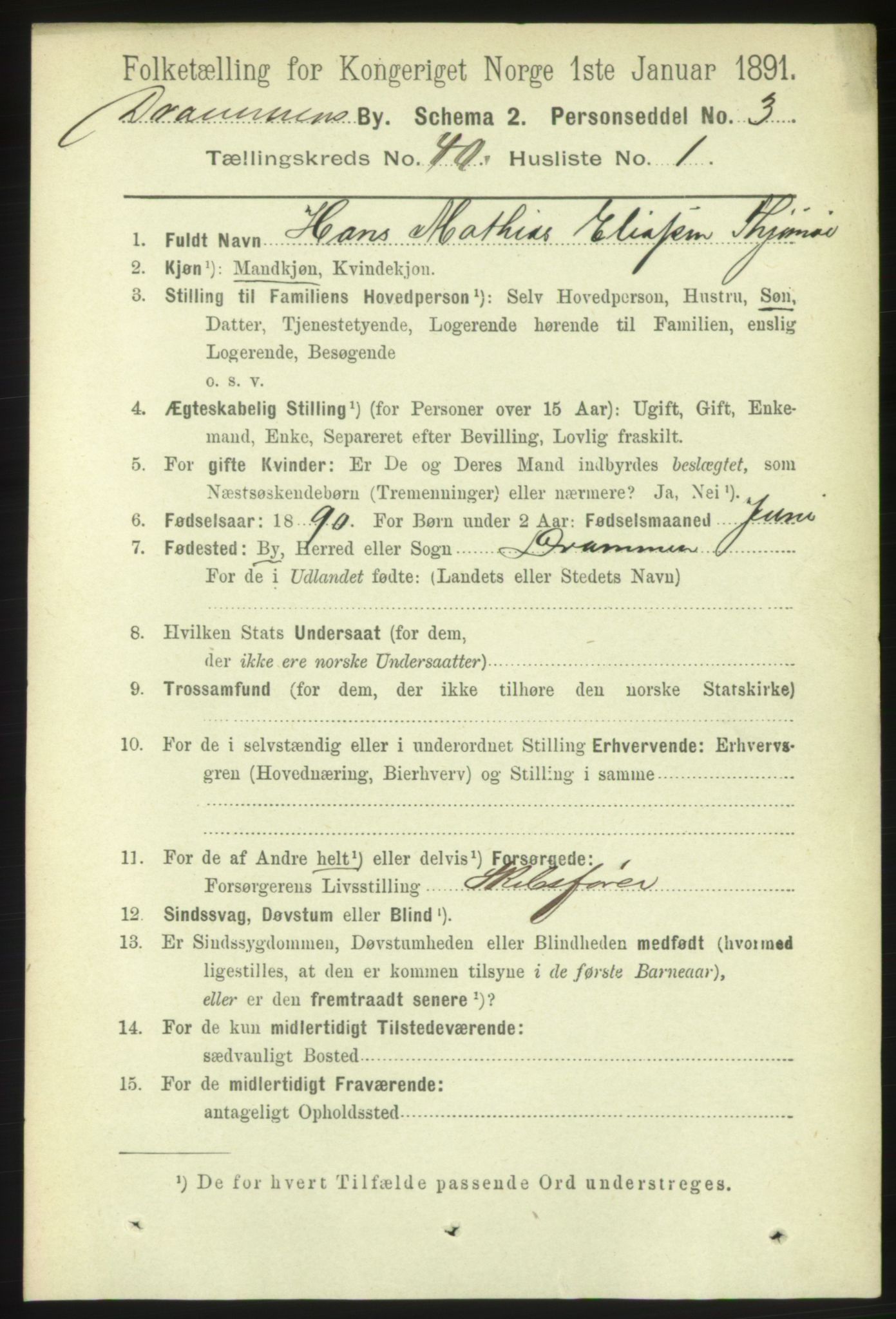 RA, 1891 census for 0602 Drammen, 1891, p. 23702