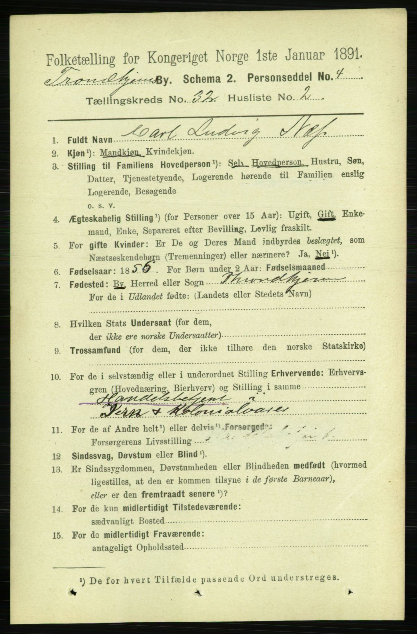 RA, 1891 census for 1601 Trondheim, 1891, p. 23948