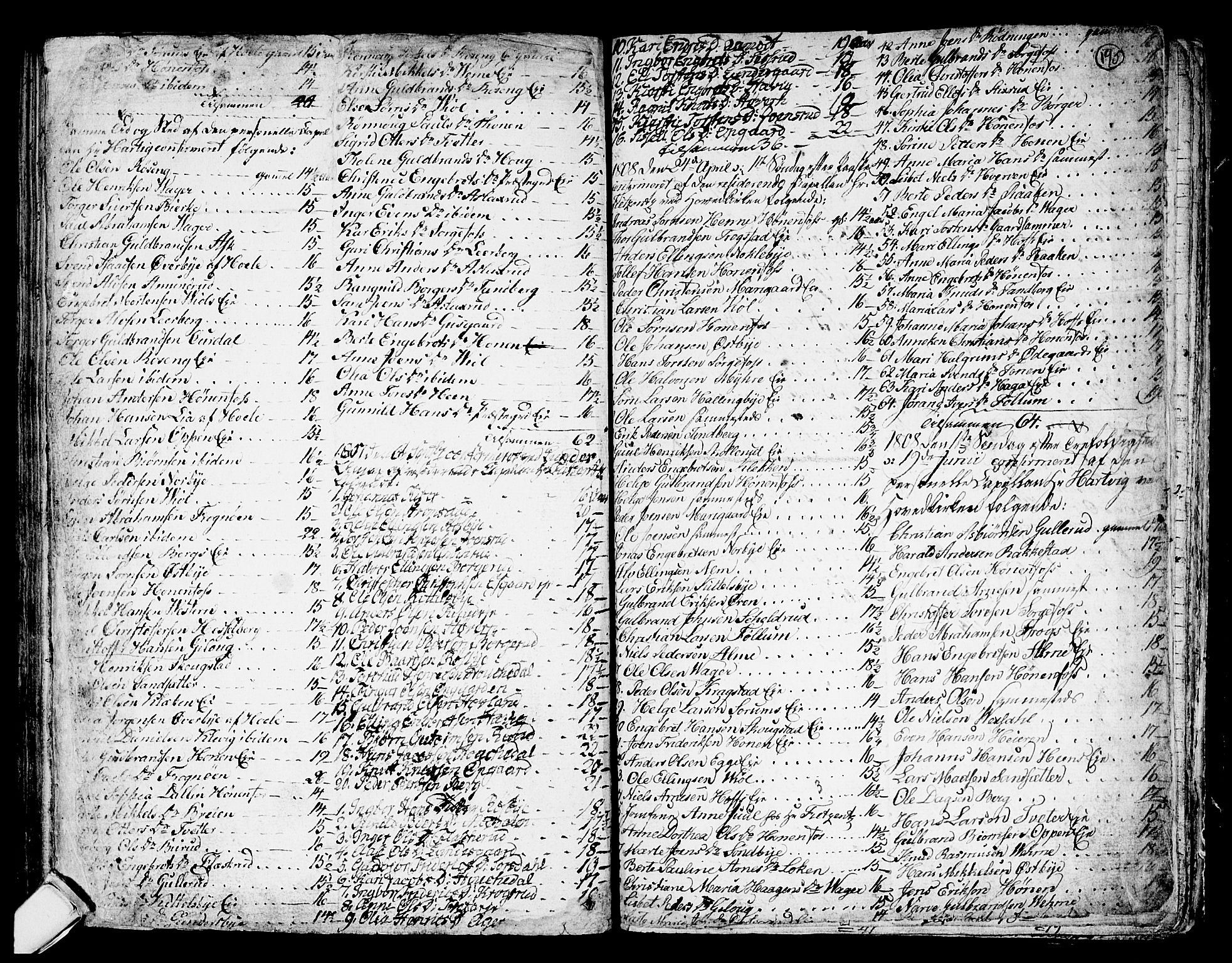 Norderhov kirkebøker, SAKO/A-237/F/Fa/L0006: Parish register (official) no. 6, 1789-1811, p. 195