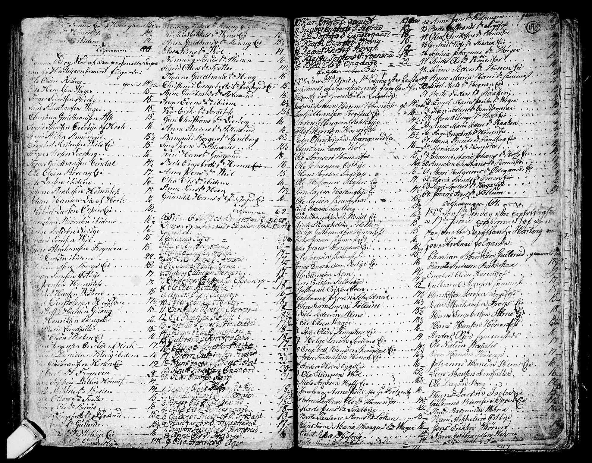 Norderhov kirkebøker, AV/SAKO-A-237/F/Fa/L0006: Parish register (official) no. 6, 1789-1811, p. 195