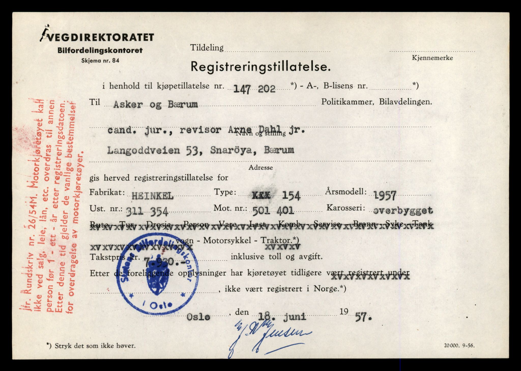 Møre og Romsdal vegkontor - Ålesund trafikkstasjon, AV/SAT-A-4099/F/Fe/L0042: Registreringskort for kjøretøy T 13906 - T 14079, 1927-1998, p. 35
