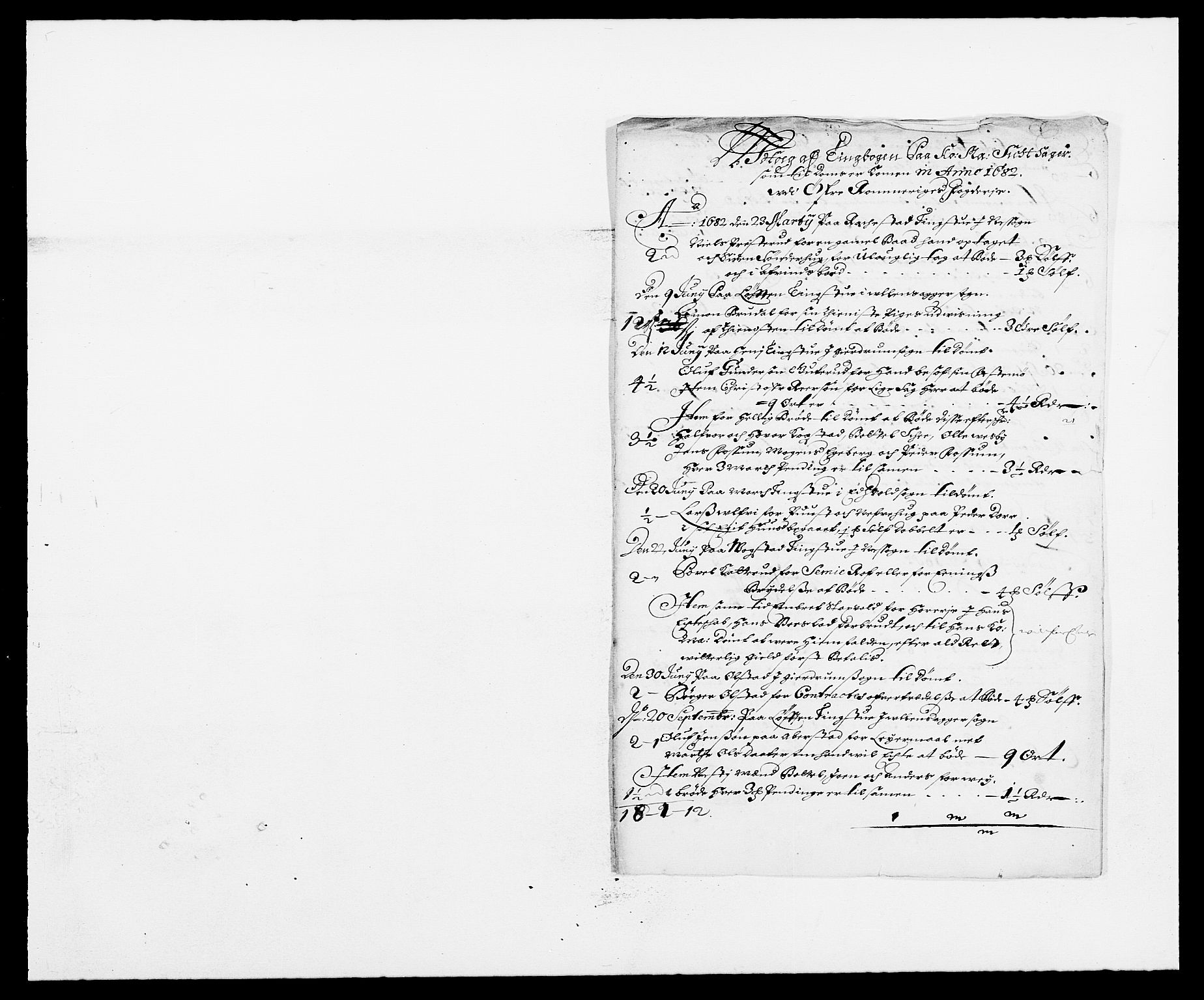 Rentekammeret inntil 1814, Reviderte regnskaper, Fogderegnskap, AV/RA-EA-4092/R12/L0697: Fogderegnskap Øvre Romerike, 1682-1683, p. 94