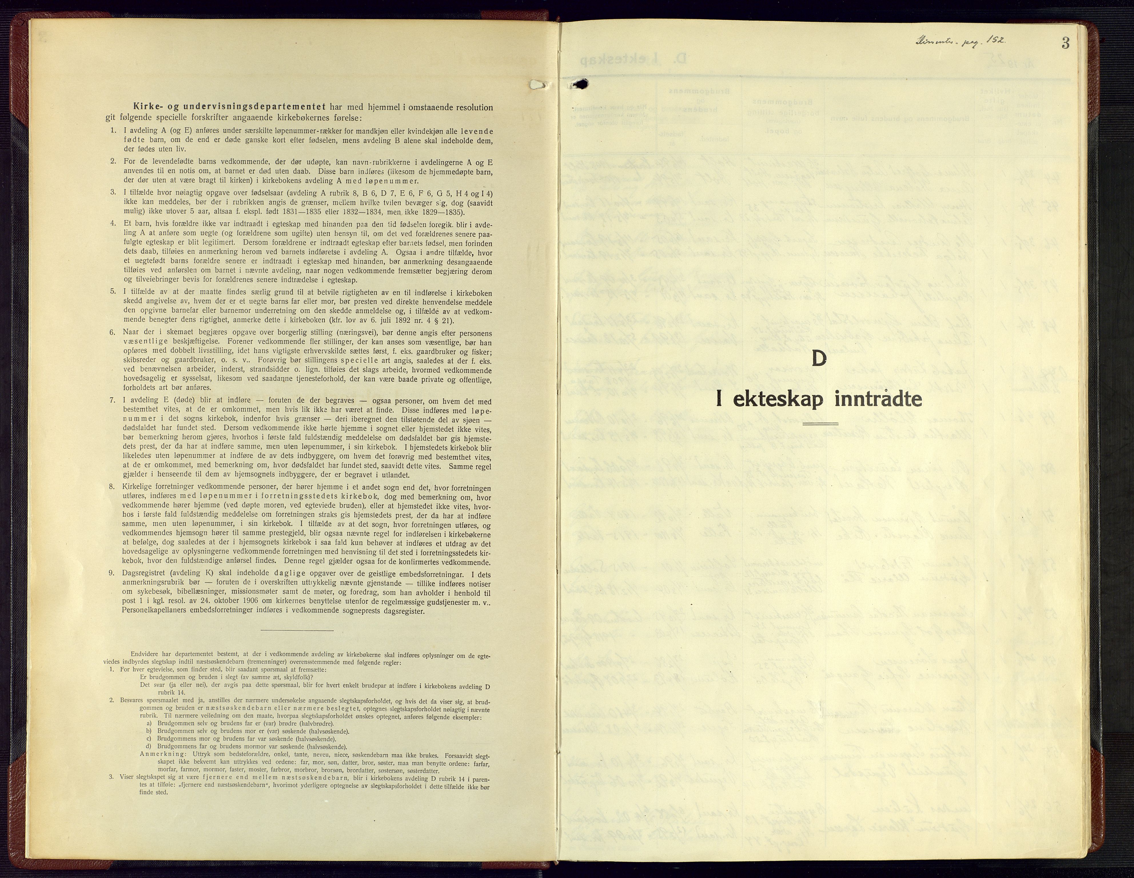 Kristiansand domprosti, AV/SAK-1112-0006/F/Fa/L0029: Parish register (official) no. A 28, 1925-1936, p. 3