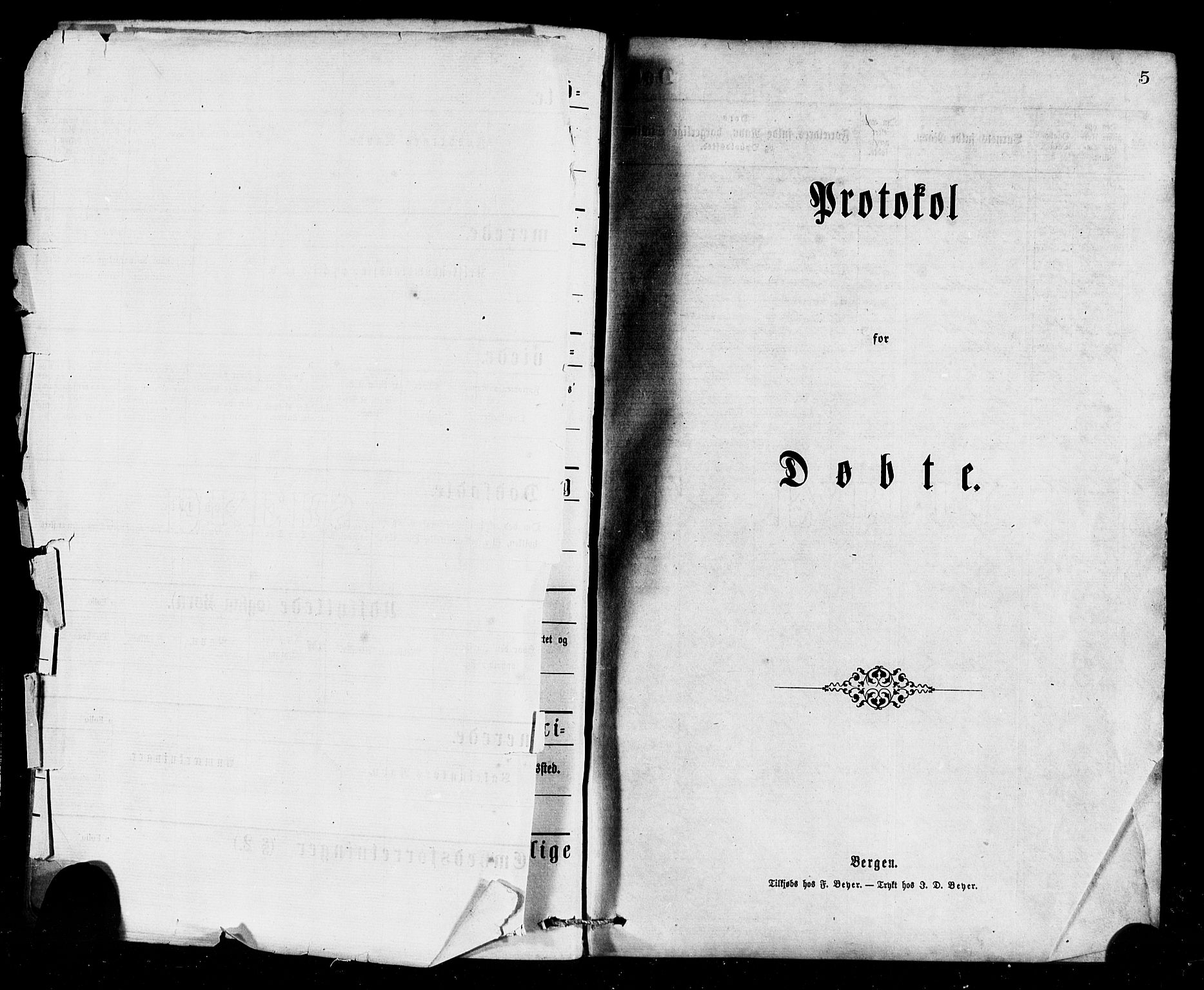 Gulen sokneprestembete, SAB/A-80201/H/Haa/Haaa/L0023: Parish register (official) no. A 23, 1870-1880, p. 5