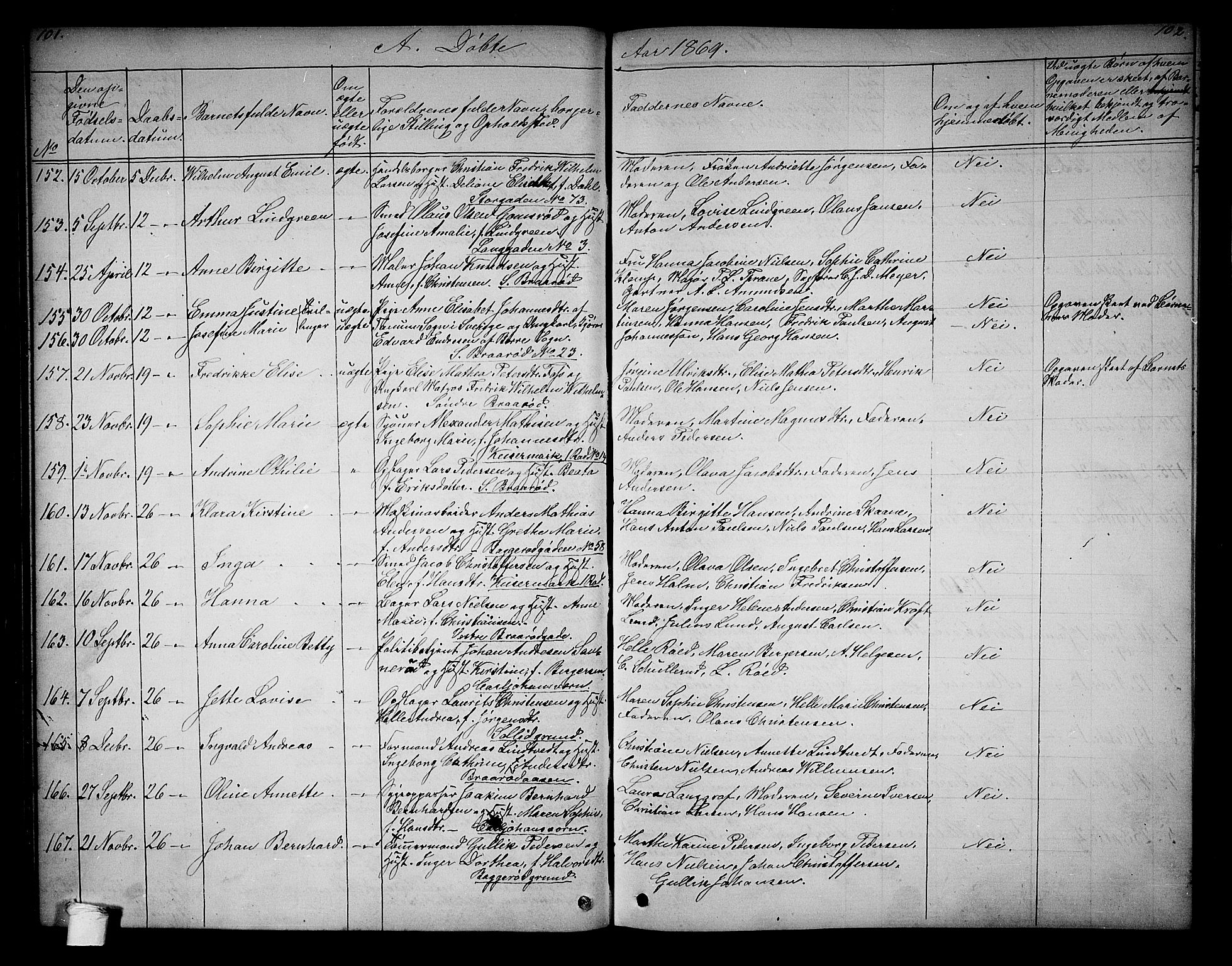 Horten kirkebøker, AV/SAKO-A-348/G/Ga/L0002: Parish register (copy) no. 2, 1864-1871, p. 101-102