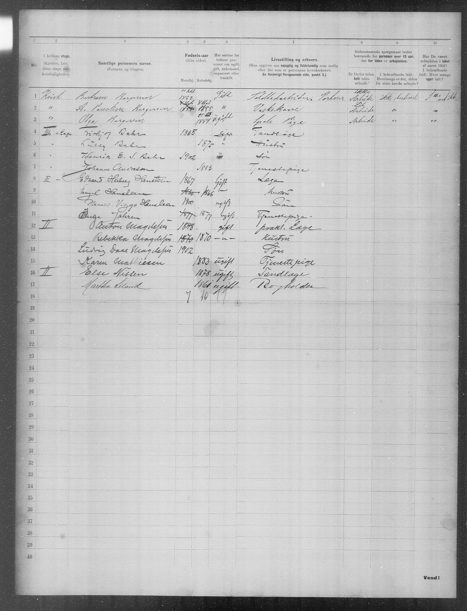 OBA, Municipal Census 1902 for Kristiania, 1902, p. 22293