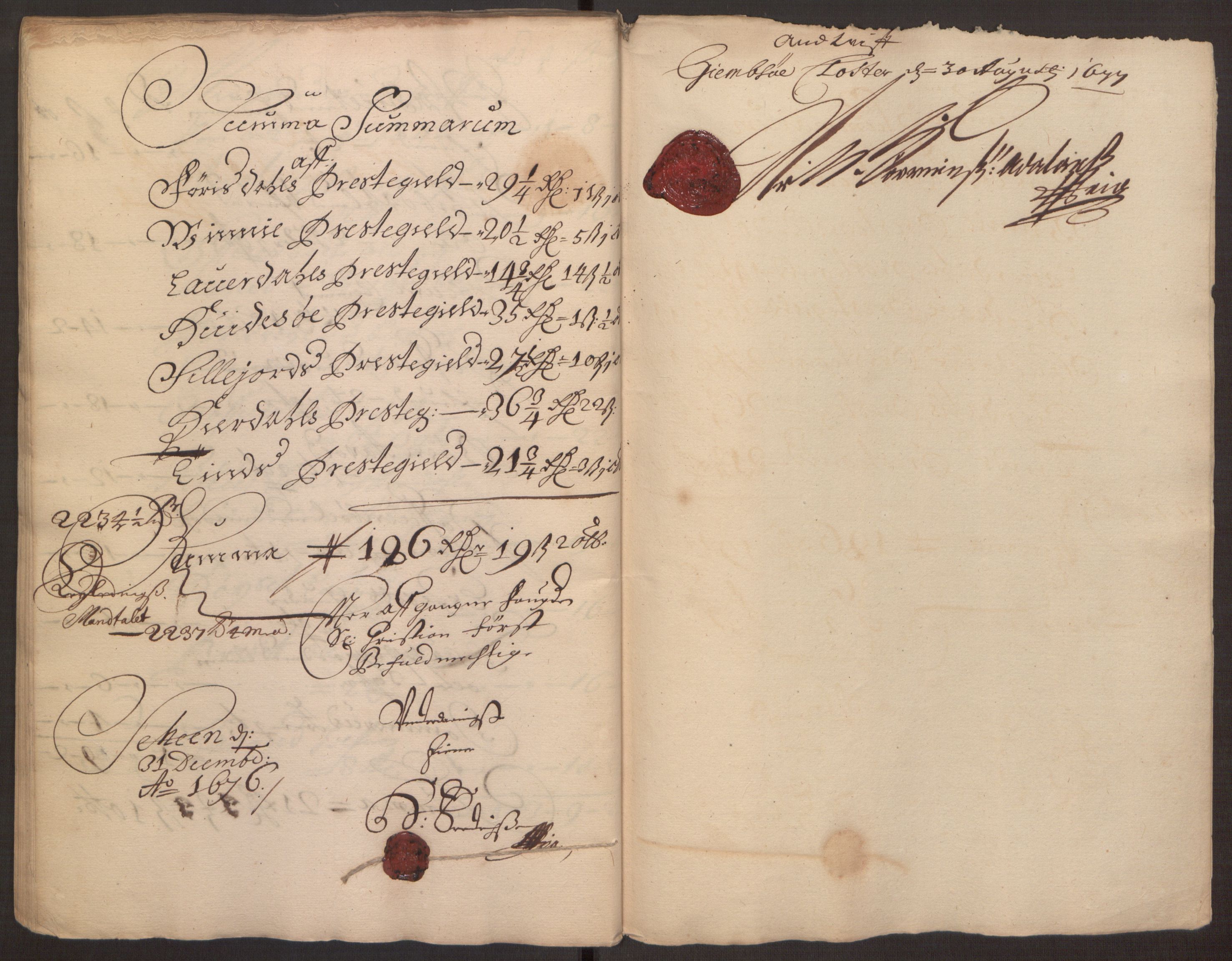 Rentekammeret inntil 1814, Reviderte regnskaper, Fogderegnskap, AV/RA-EA-4092/R35/L2065: Fogderegnskap Øvre og Nedre Telemark, 1676, p. 194