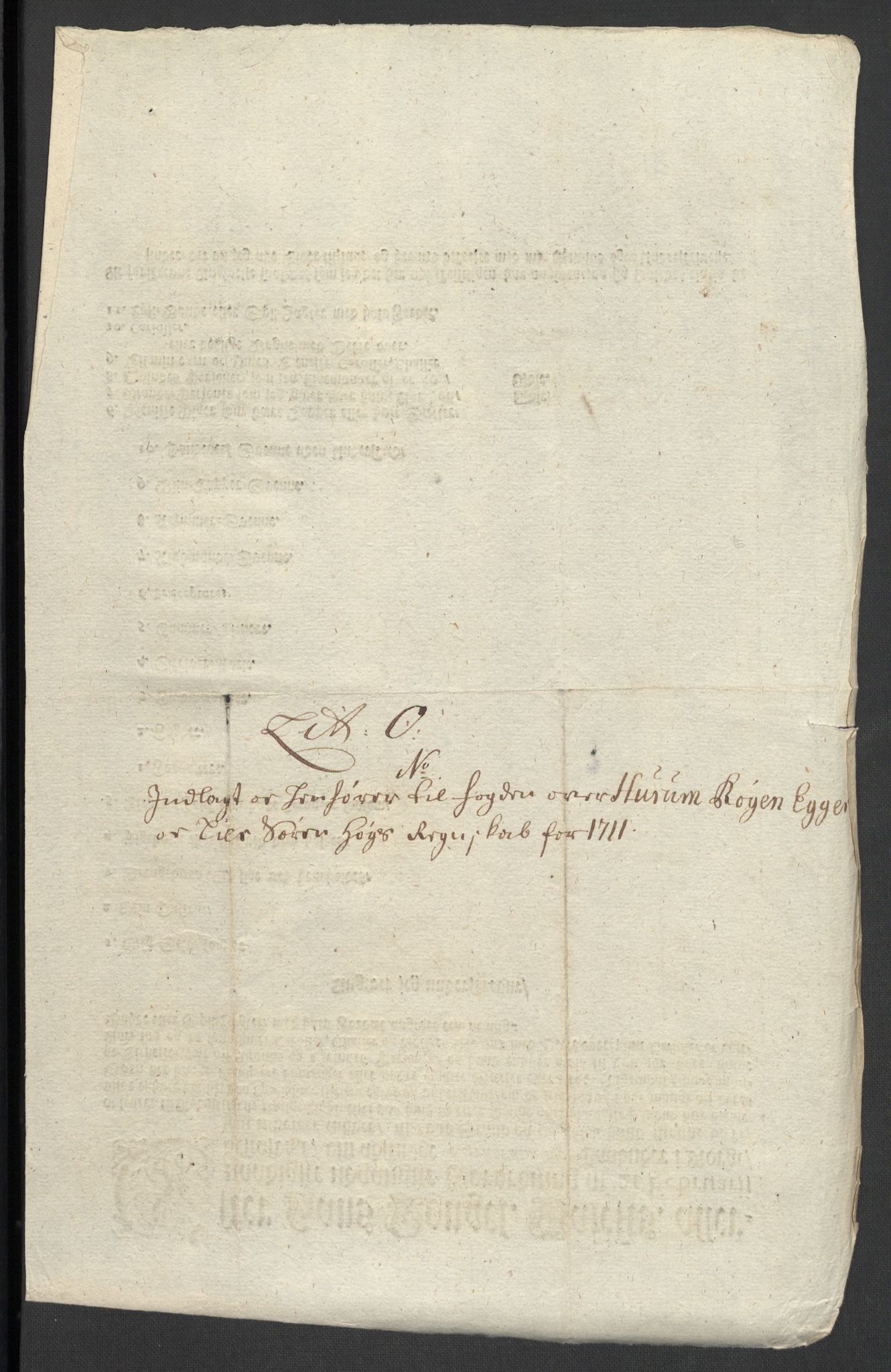 Rentekammeret inntil 1814, Reviderte regnskaper, Fogderegnskap, AV/RA-EA-4092/R31/L1706: Fogderegnskap Hurum, Røyken, Eiker, Lier og Buskerud, 1711, p. 120