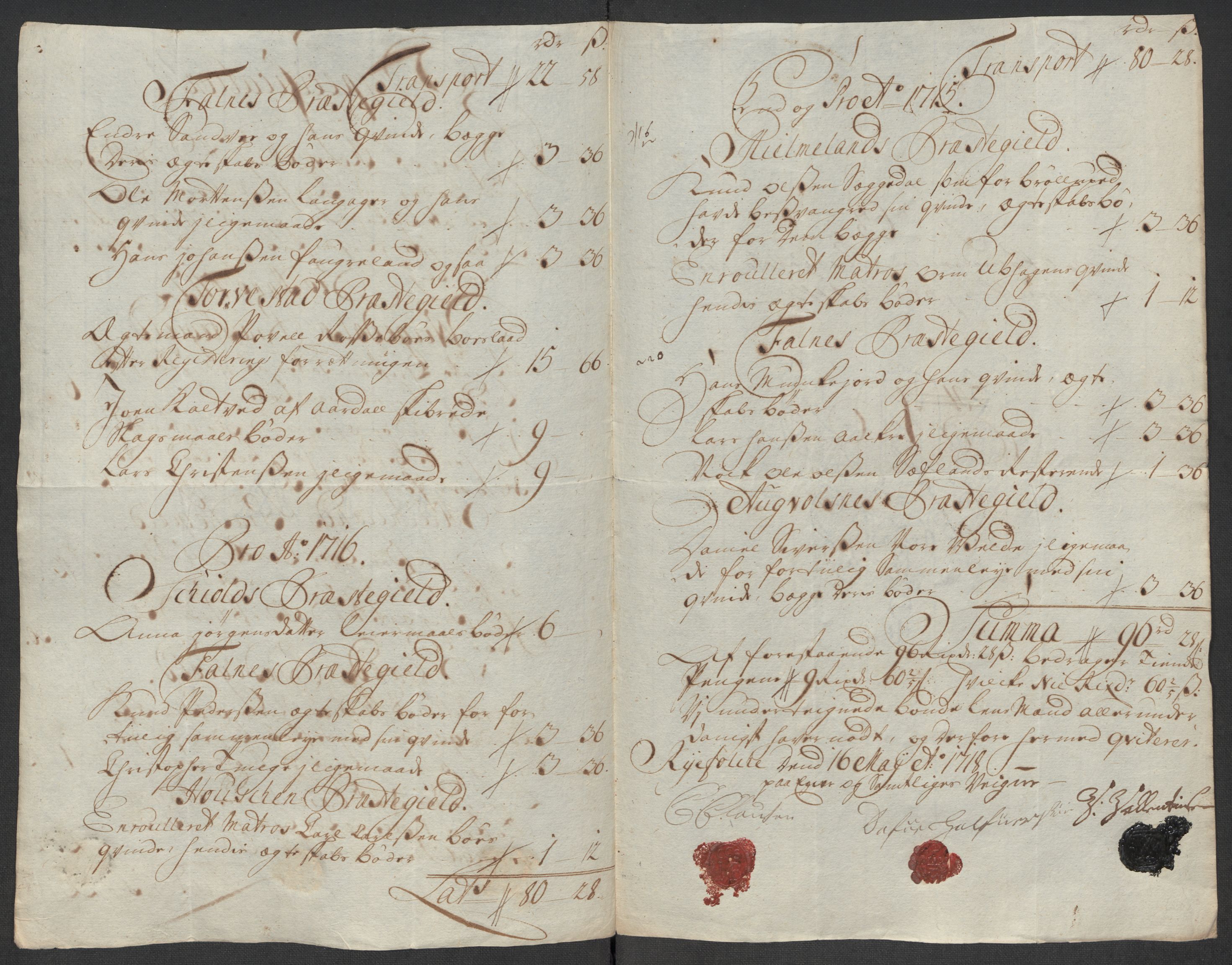 Rentekammeret inntil 1814, Reviderte regnskaper, Fogderegnskap, AV/RA-EA-4092/R47/L2870: Fogderegnskap Ryfylke, 1717, p. 306