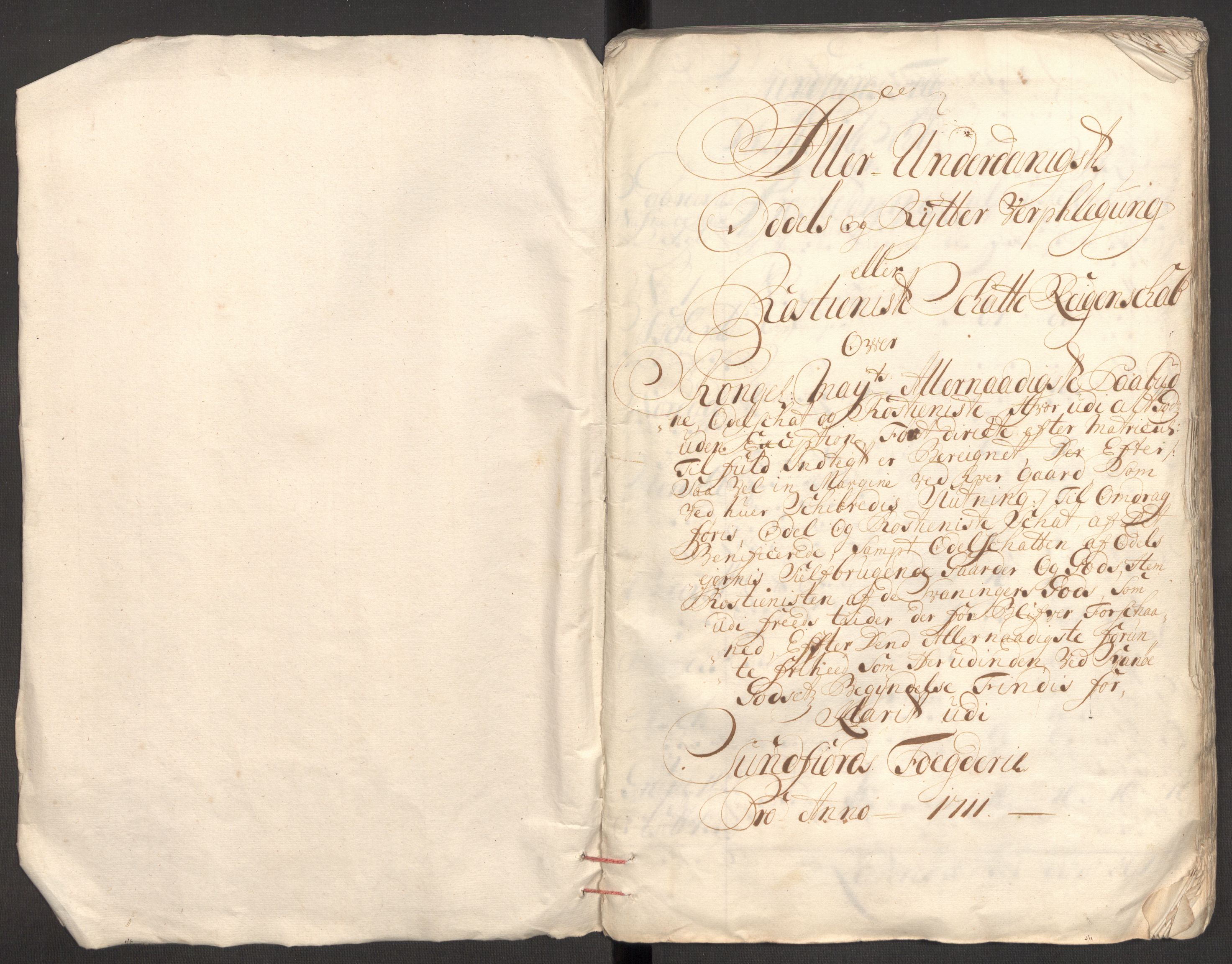 Rentekammeret inntil 1814, Reviderte regnskaper, Fogderegnskap, AV/RA-EA-4092/R53/L3433: Fogderegnskap Sunn- og Nordfjord, 1710-1711, p. 345