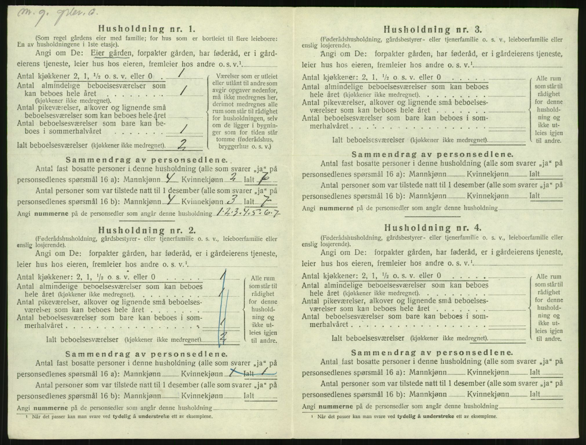 SAT, 1920 census for Eid (MR), 1920, p. 289