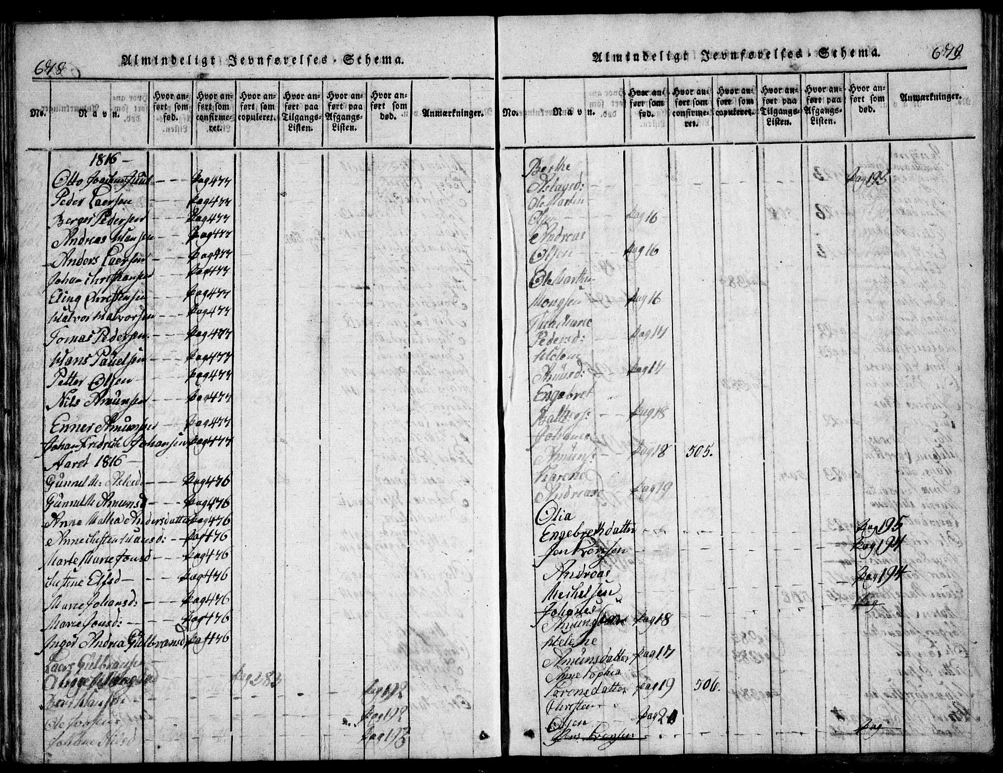 Nesodden prestekontor Kirkebøker, AV/SAO-A-10013/G/Ga/L0001: Parish register (copy) no. I 1, 1814-1847, p. 678-679