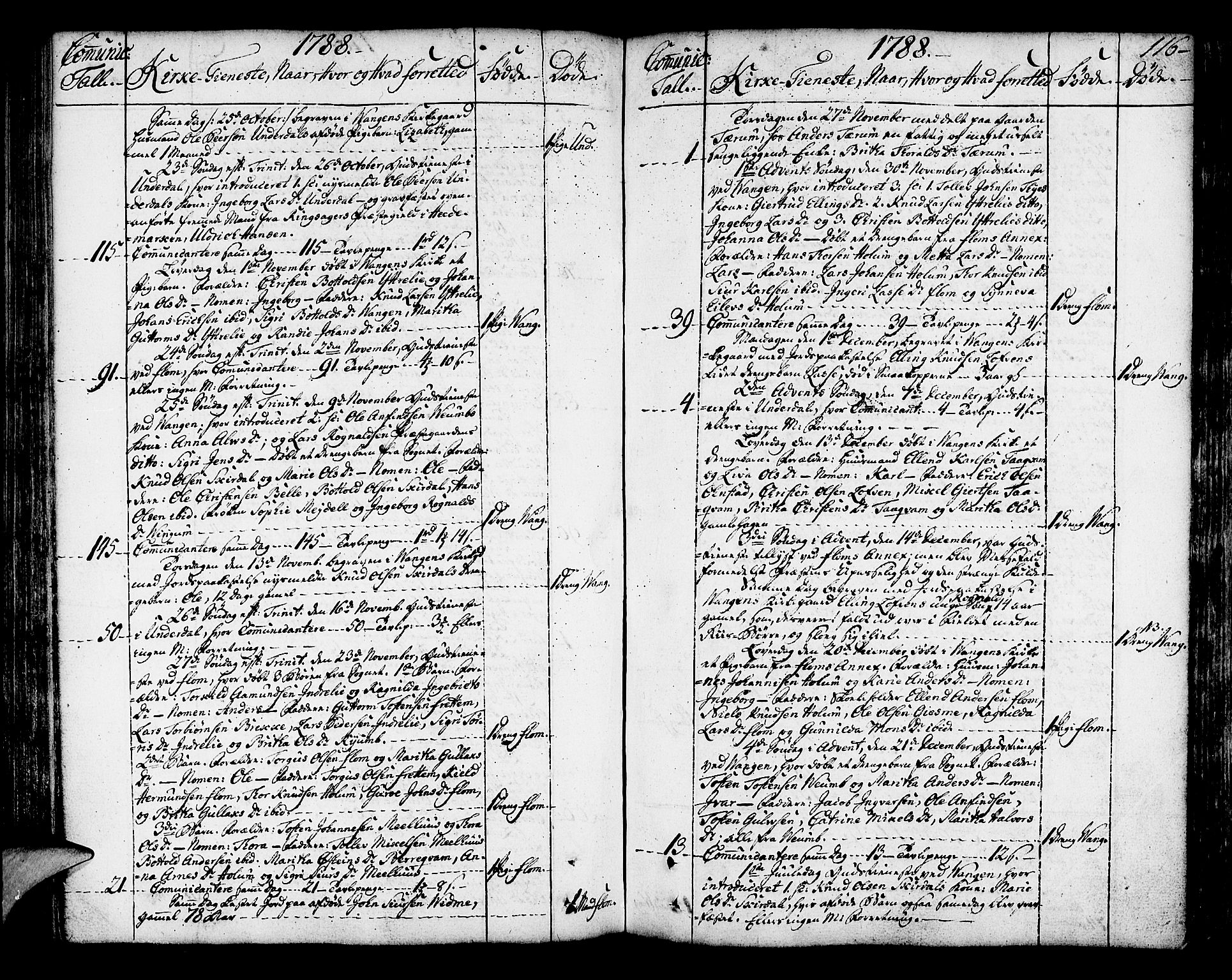 Aurland sokneprestembete, AV/SAB-A-99937/H/Ha/Haa/L0004: Parish register (official) no. A 4, 1756-1801, p. 116