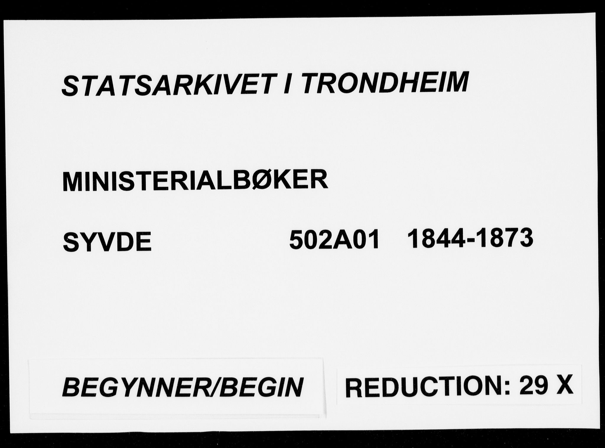 Ministerialprotokoller, klokkerbøker og fødselsregistre - Møre og Romsdal, AV/SAT-A-1454/502/L0023: Parish register (official) no. 502A01, 1844-1873