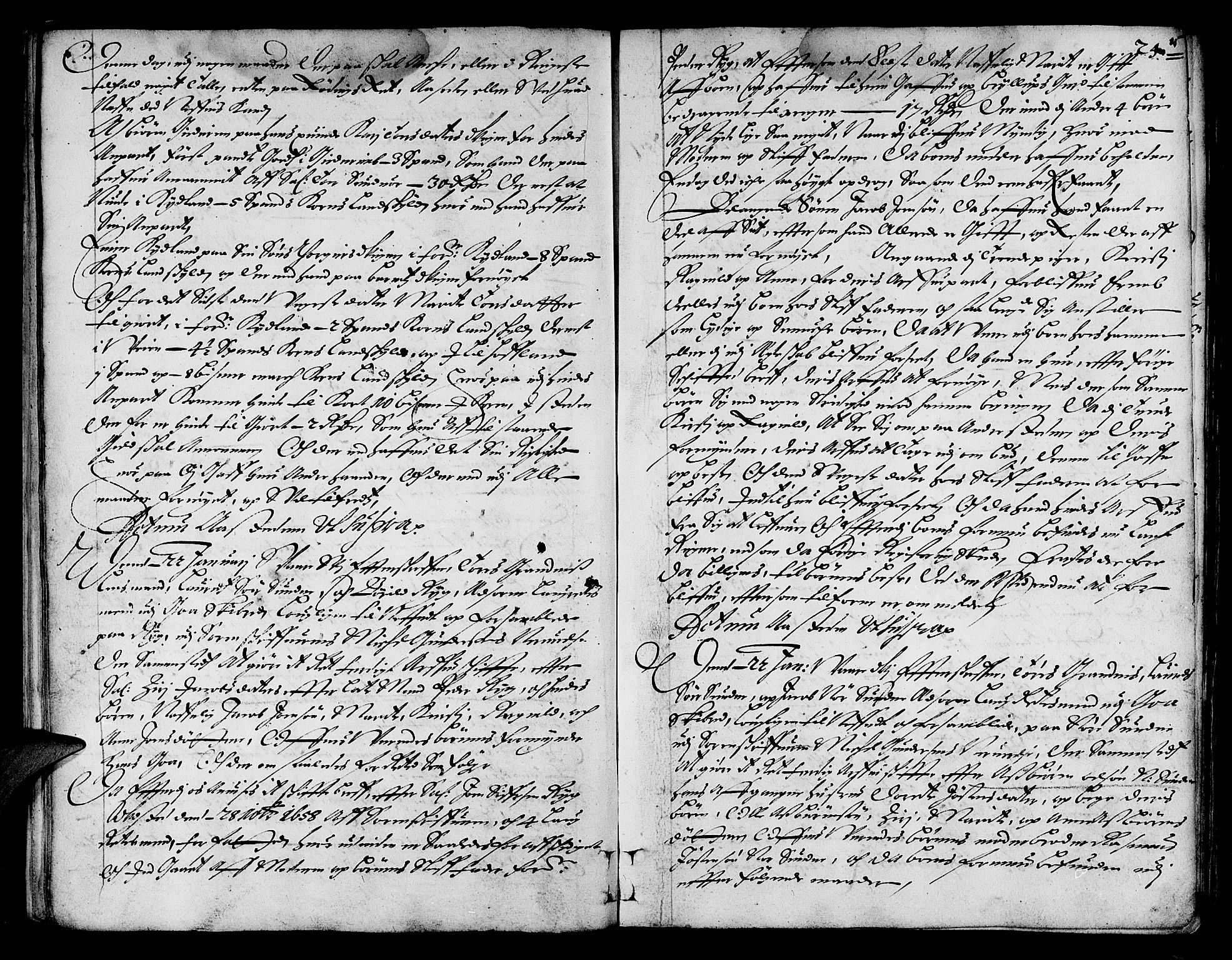 Jæren og Dalane sorenskriveri, AV/SAST-A-100306/5/50BA/L0001: SKIFTEPROTOKOLL <KORTREG>, 1666-1672, p. 24b-25a