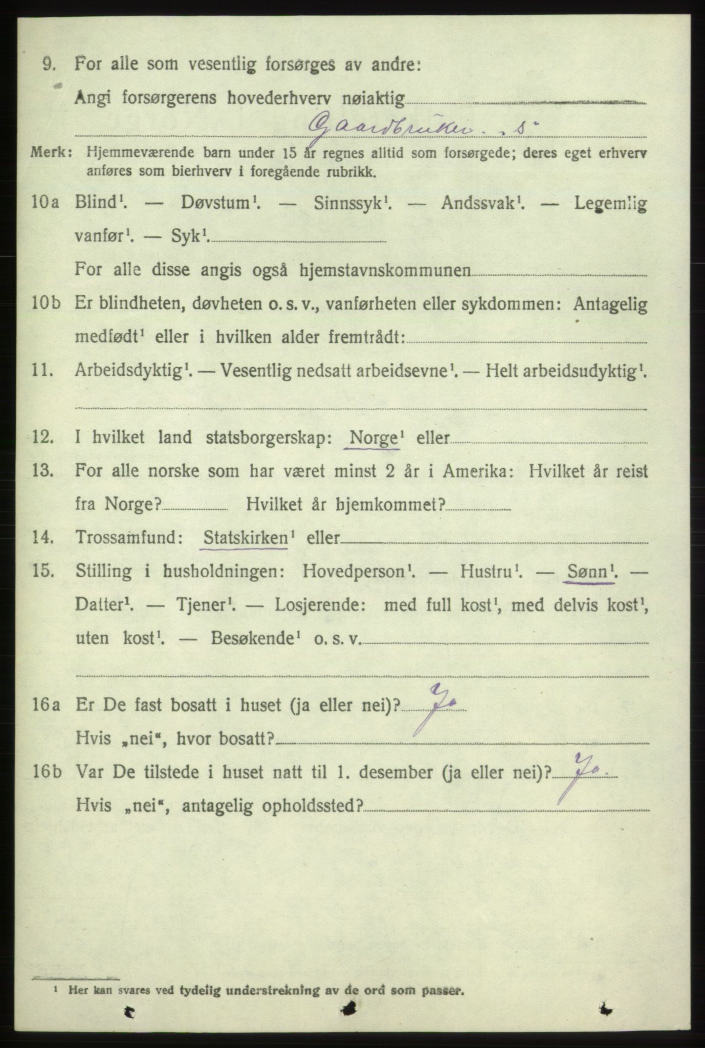 SAB, 1920 census for Skånevik, 1920, p. 6330