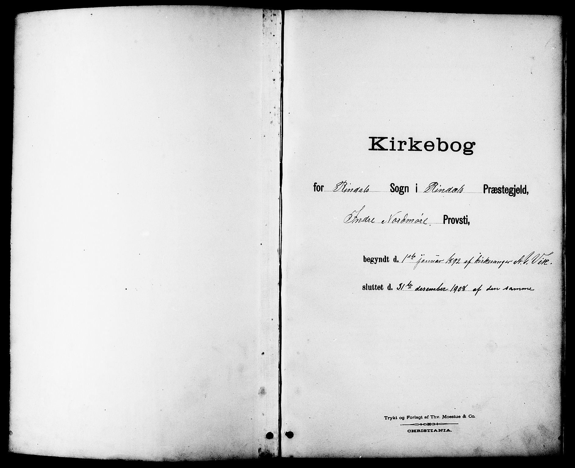 Ministerialprotokoller, klokkerbøker og fødselsregistre - Møre og Romsdal, SAT/A-1454/598/L1078: Parish register (copy) no. 598C03, 1892-1909