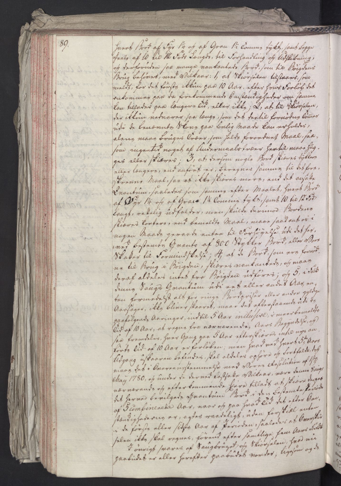 Rentekammeret, Kammerkanselliet, RA/EA-3111/G/Gg/Gga/L0015: Norsk ekspedisjonsprotokoll med register (merket RK 53.15), 1790-1791, p. 89
