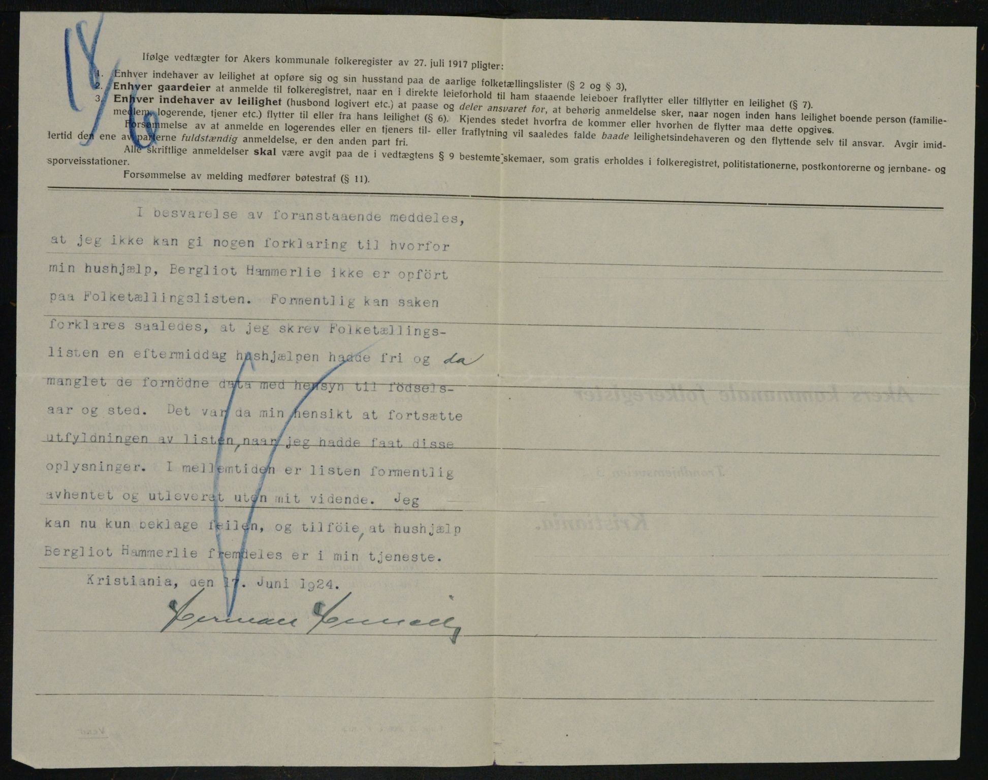 , Municipal Census 1923 for Aker, 1923, p. 22172