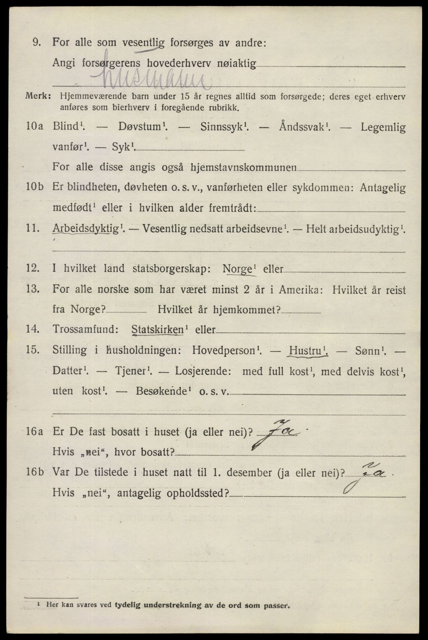 SAO, 1920 census for Spydeberg, 1920, p. 2804